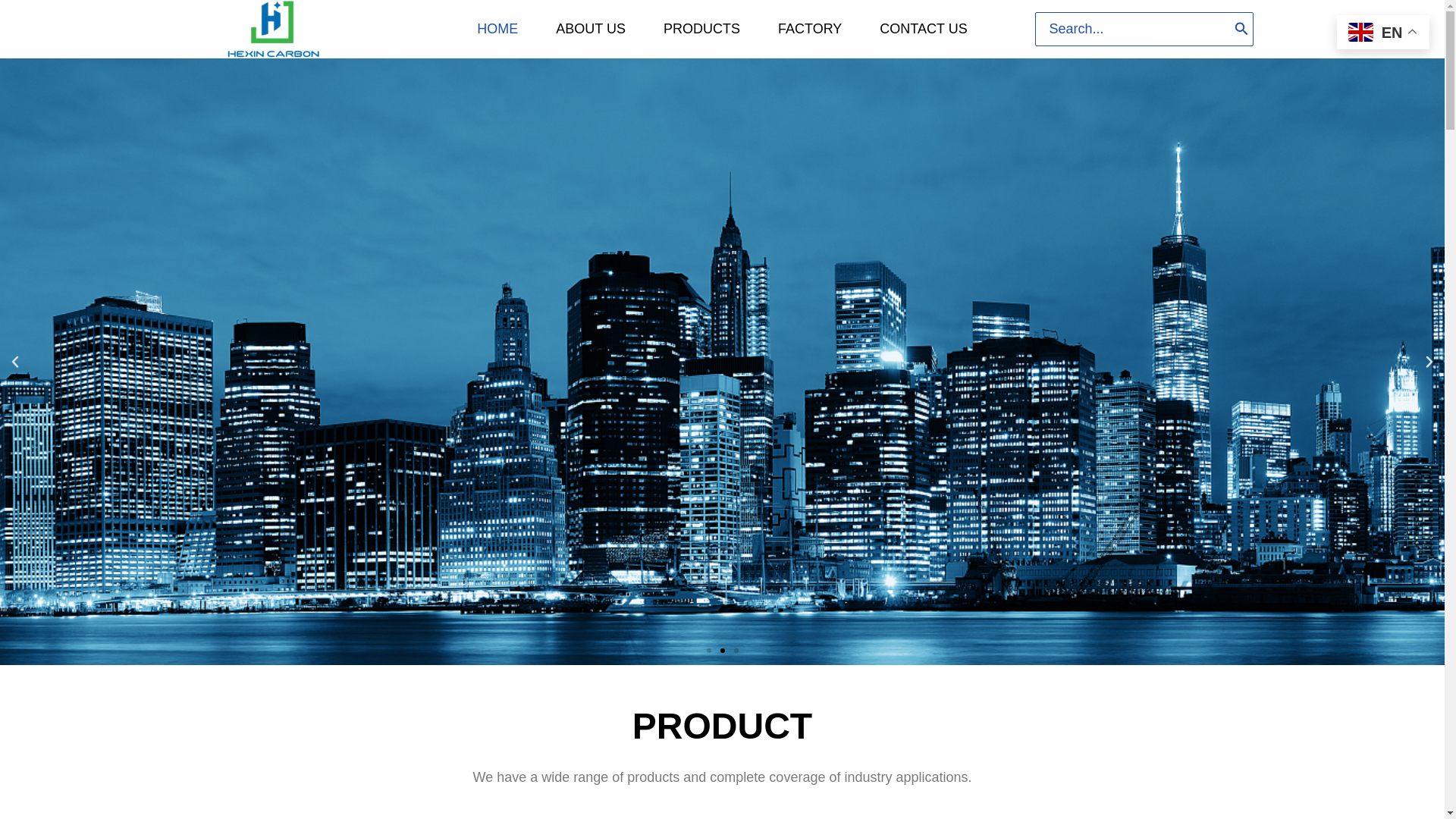 website screenshot of https://hexincarbon.com/