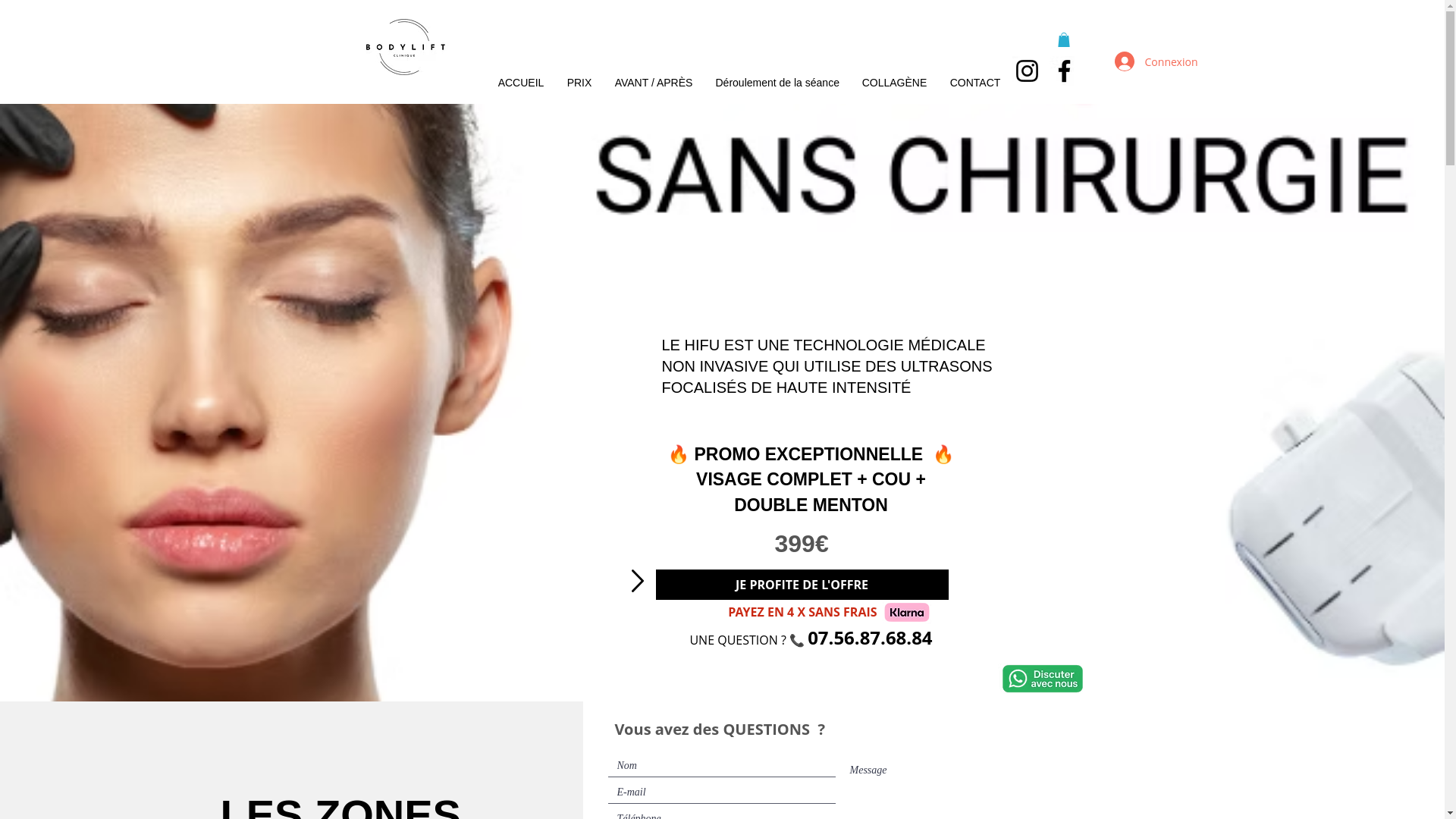 website screenshot of https://liftingsanschirurgie-lyon.com/