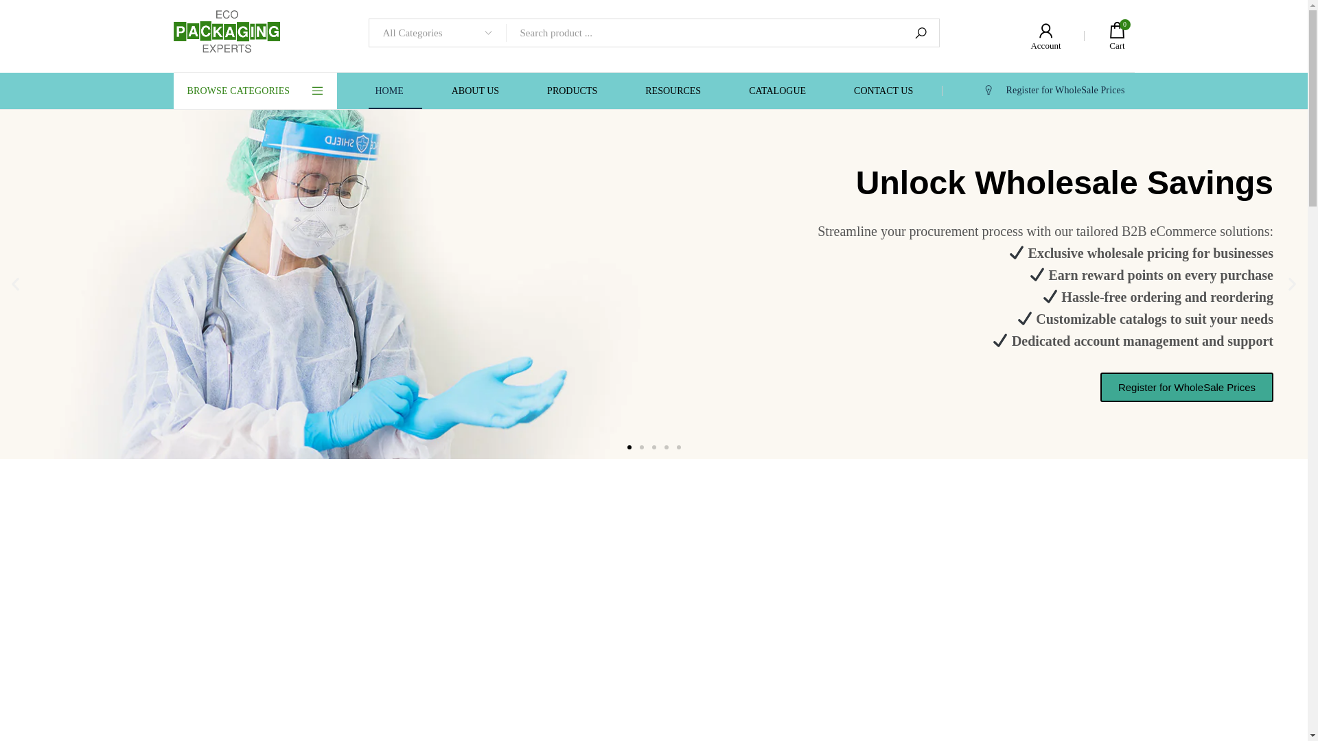website screenshot of https://ecopackagingexperts.online/