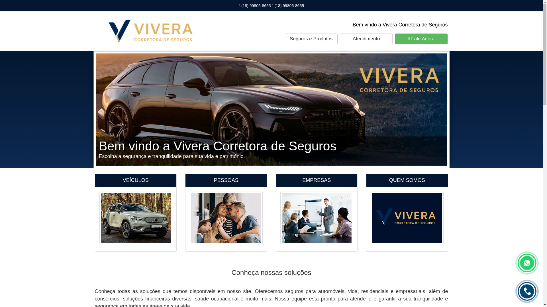 website screenshot of https://viveracorretora.pages.dev/