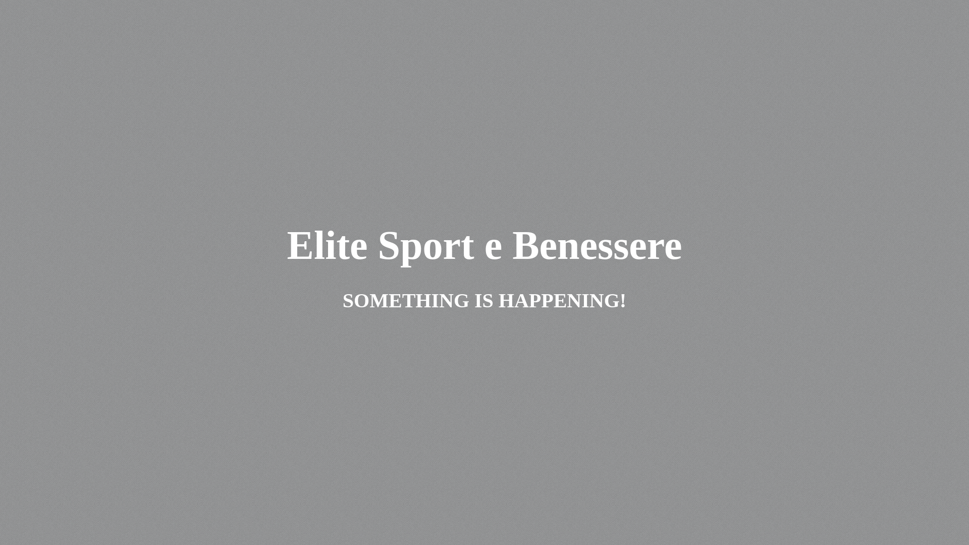 website screenshot of https://elitesportebenessere.it
