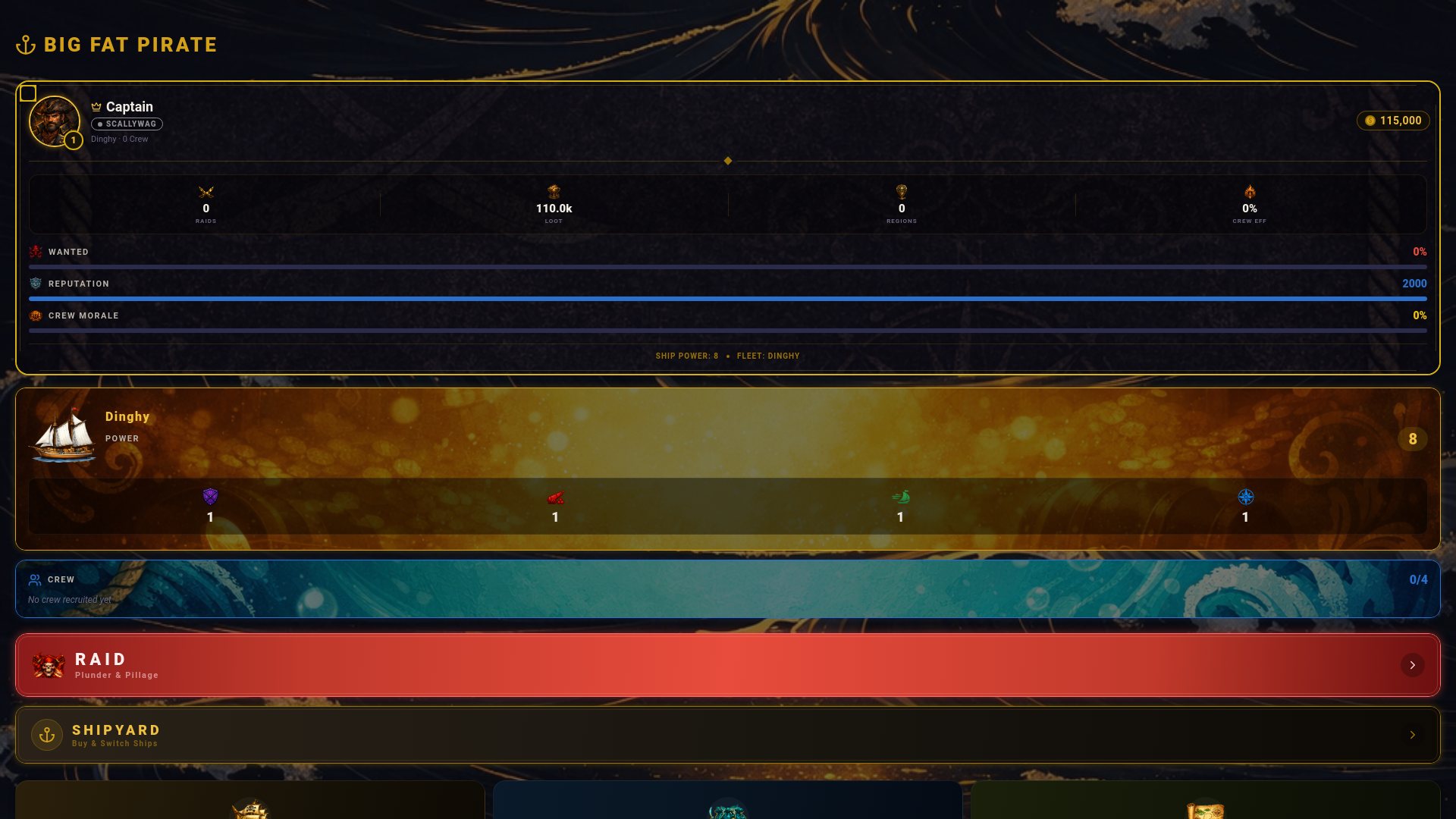 website screenshot of https://fat-pirates.pages.dev/