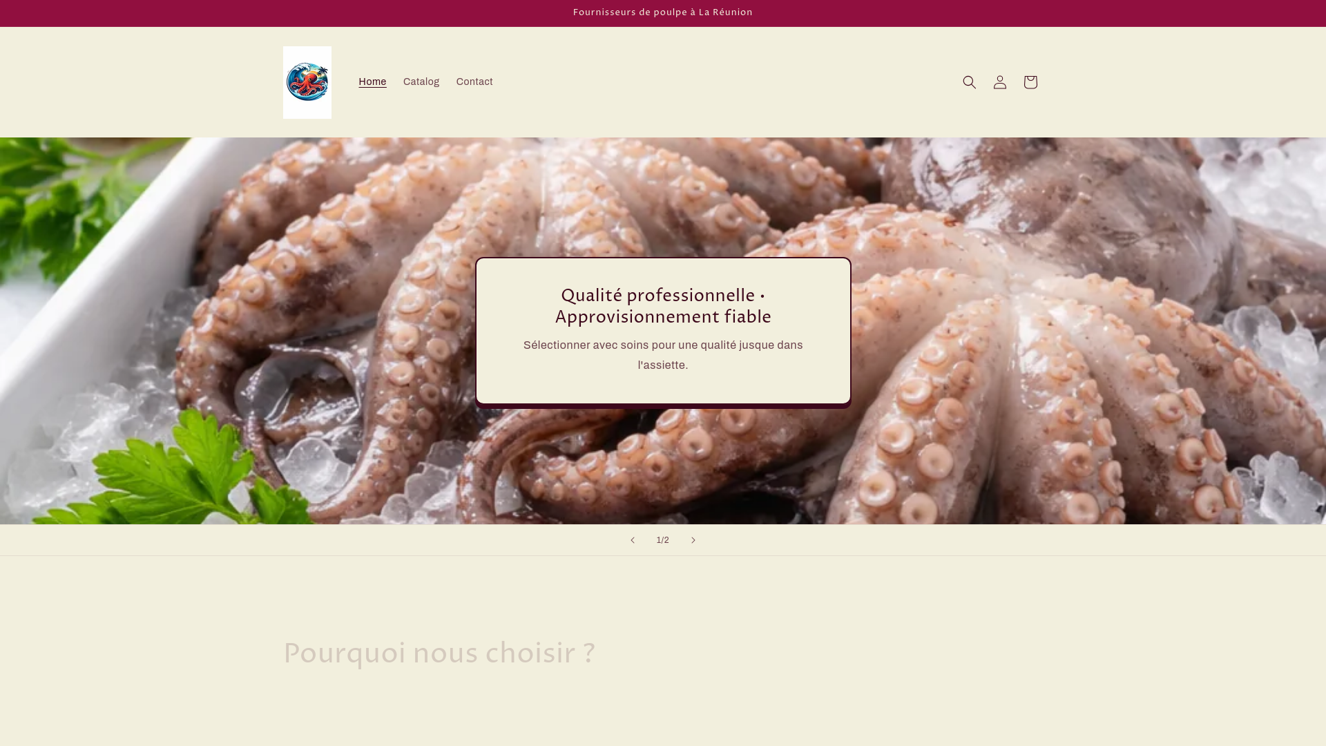 website screenshot of https://zourite-bourbon.re/