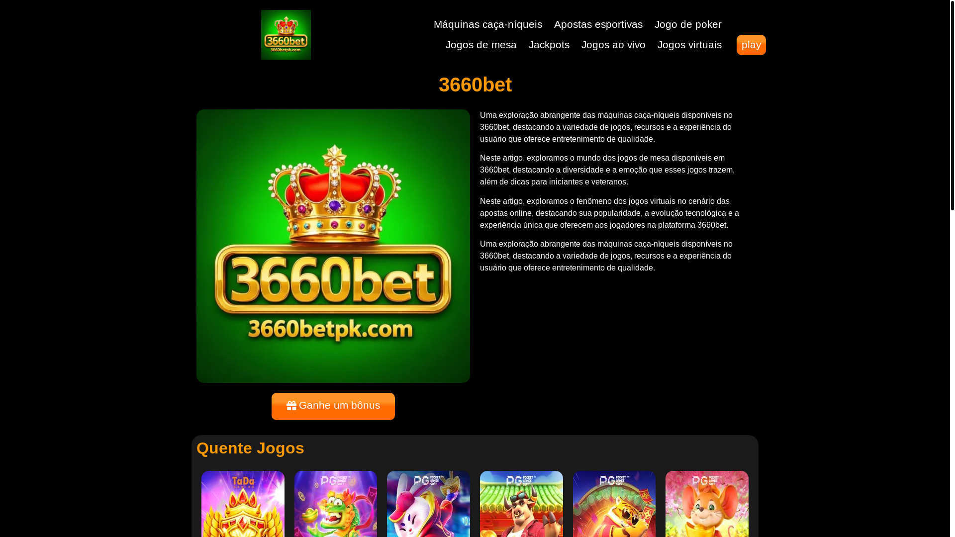 website screenshot of https://3660betpk.com/