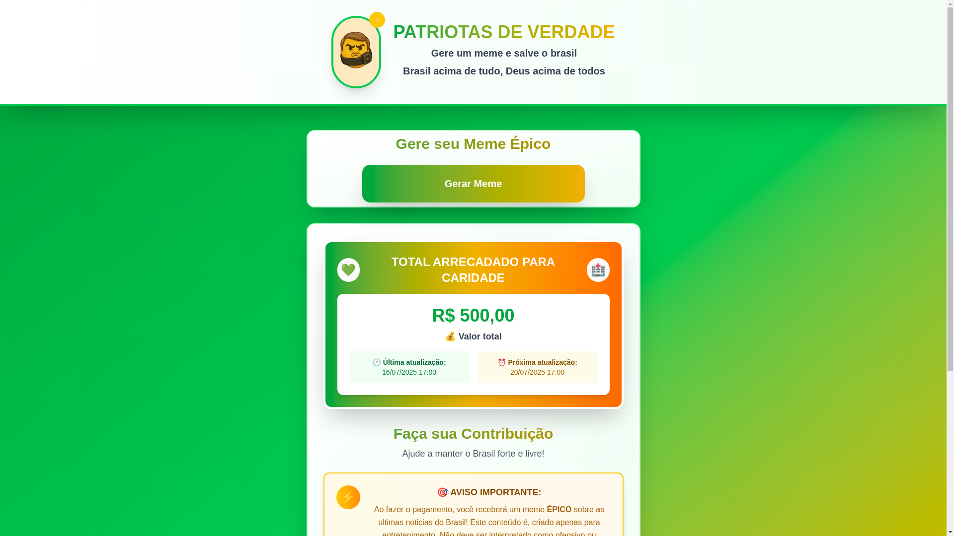 website screenshot of https://salveobrasil.art.br/