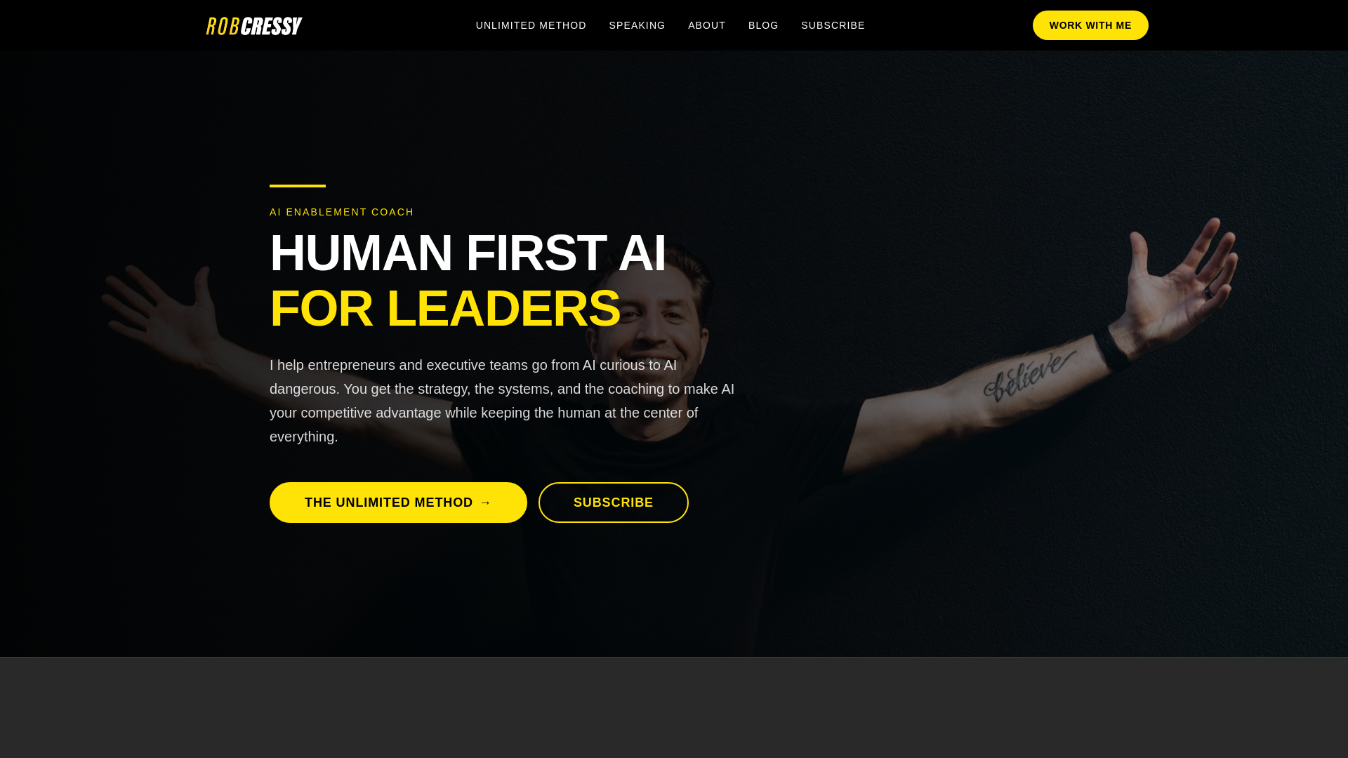 website screenshot of https://robcressy-website.pages.dev/