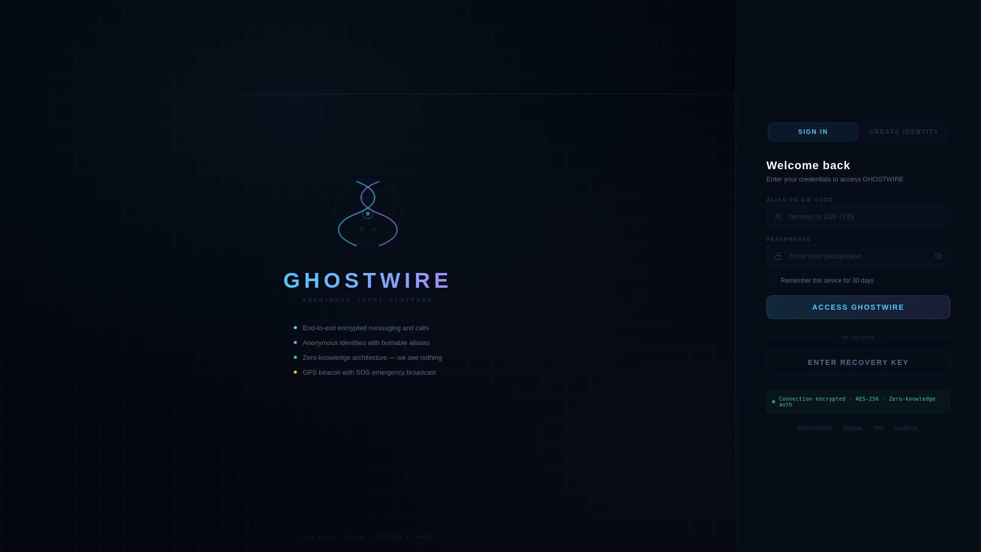 website screenshot of https://svyn.net/