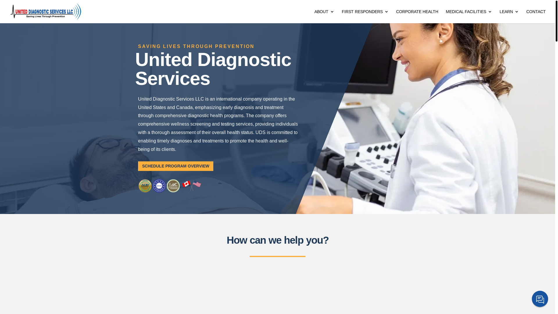 website screenshot of https://udshealths.com/