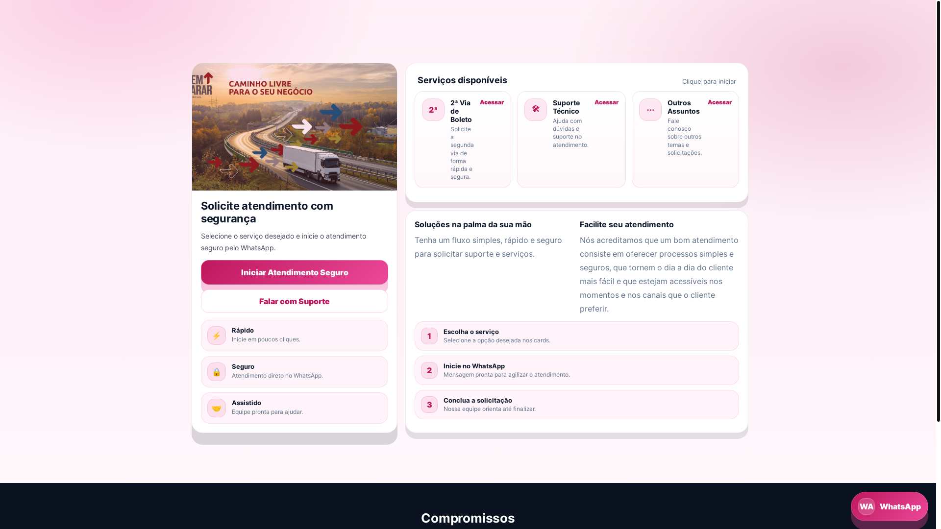 website screenshot of https://assesssoriamgk.digital/