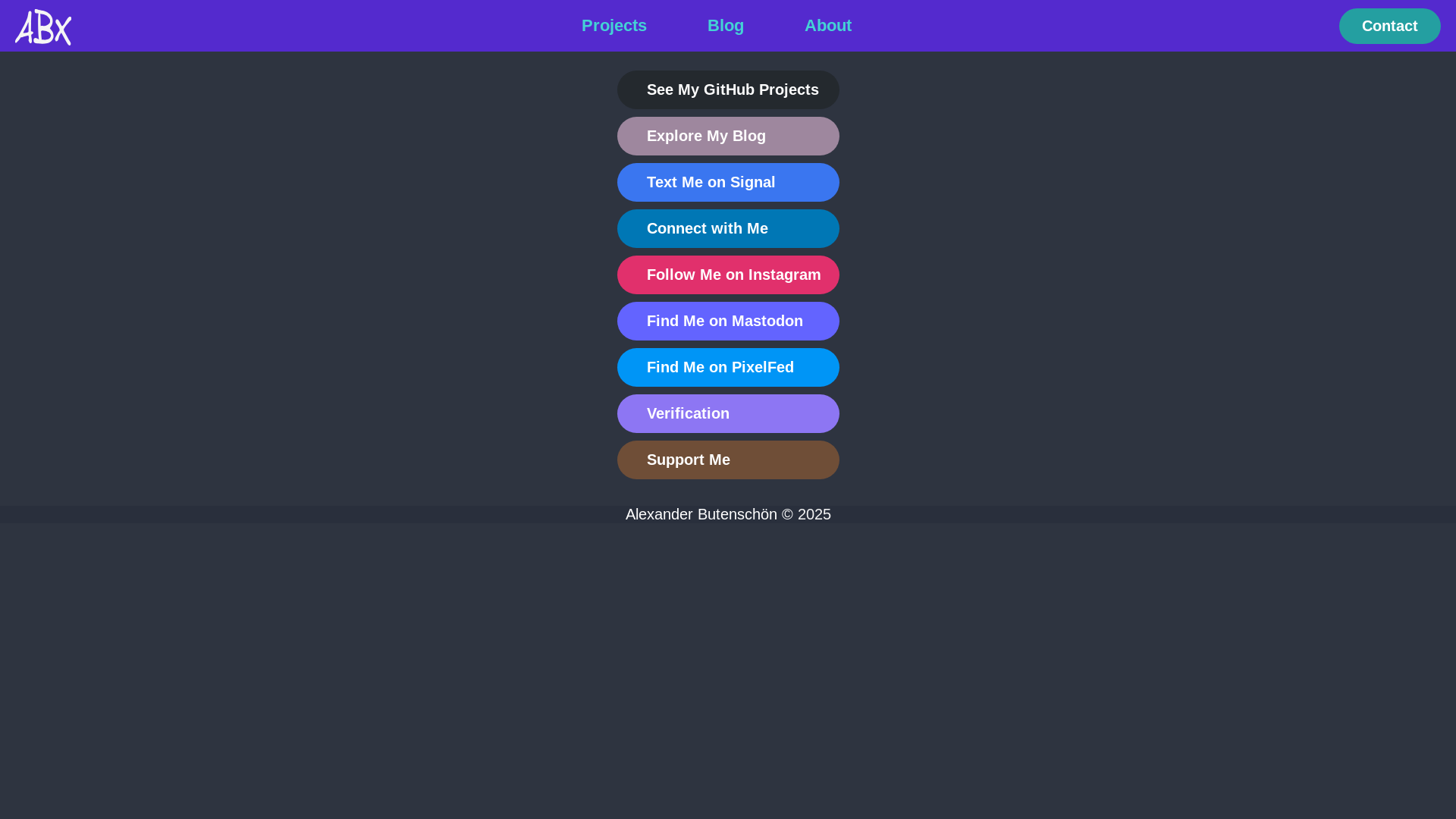 website screenshot of https://alexb1-com.pages.dev/