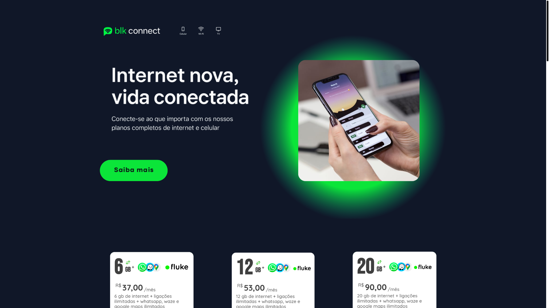 website screenshot of https://blkconncet.com/
