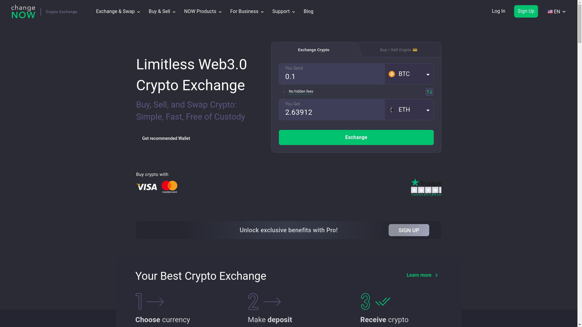website screenshot of https://changeenow.at/