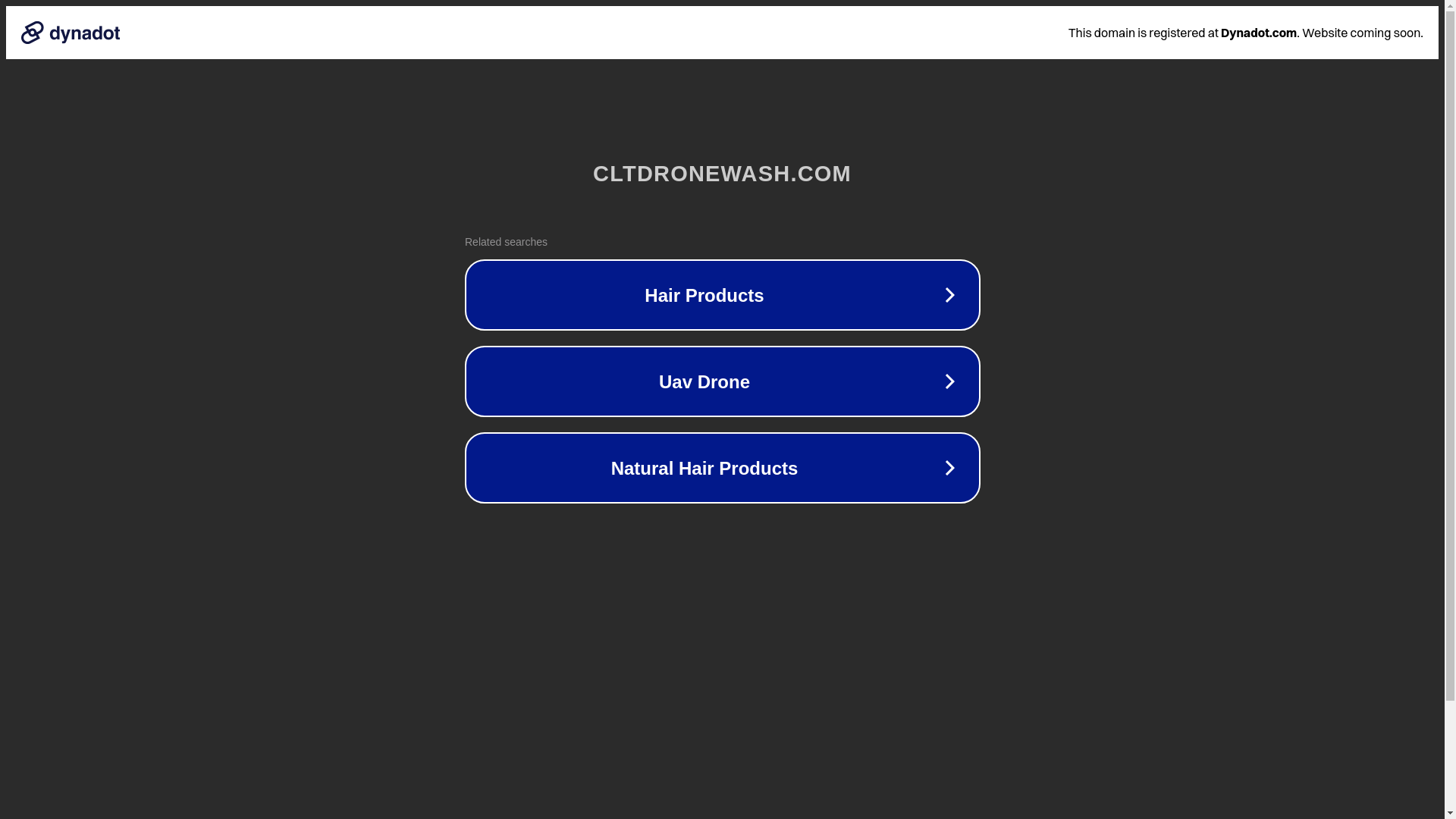 website screenshot of https://cltdronewash.com/