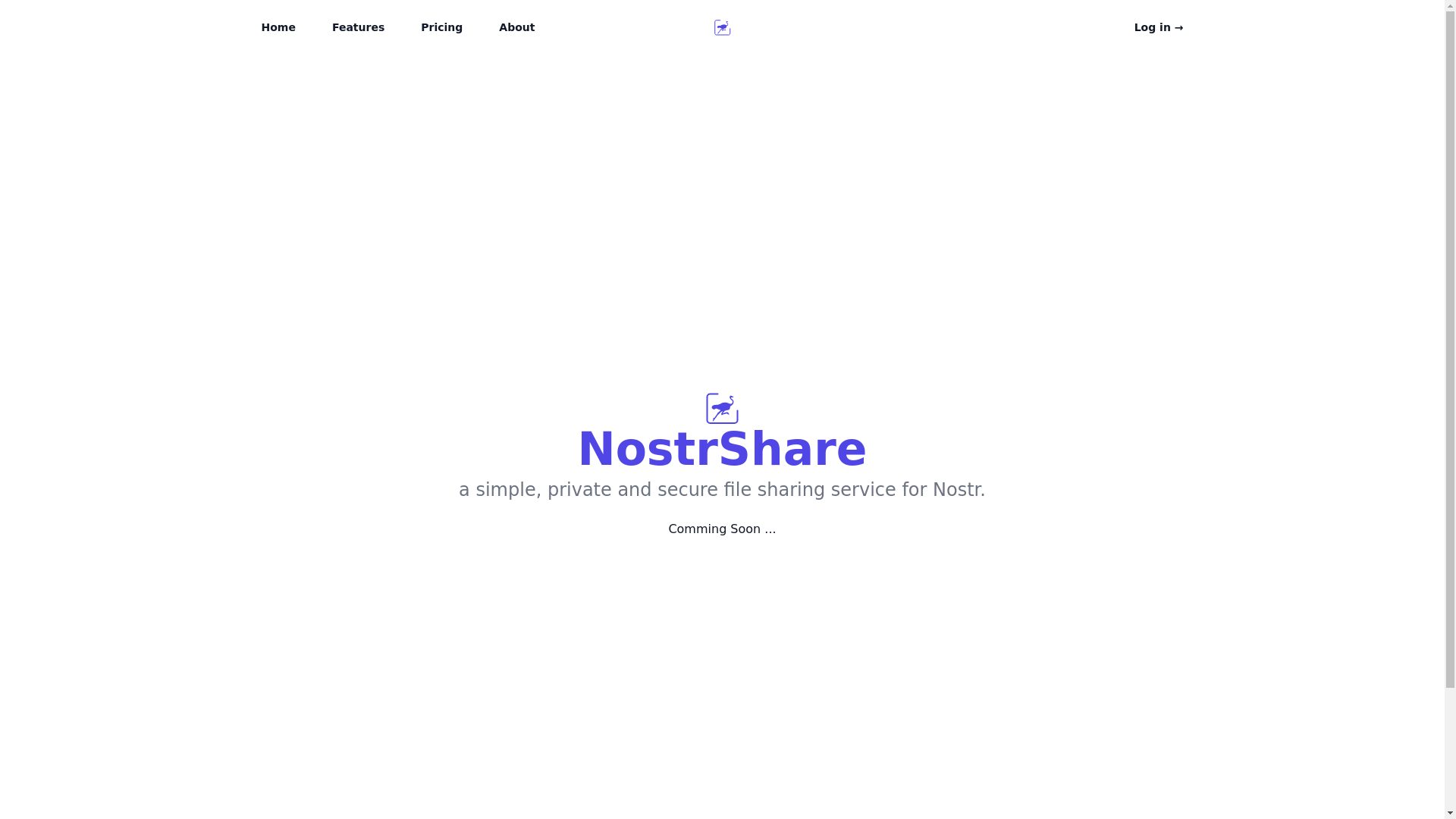 website screenshot of https://main-nostrshare-page.pages.dev/