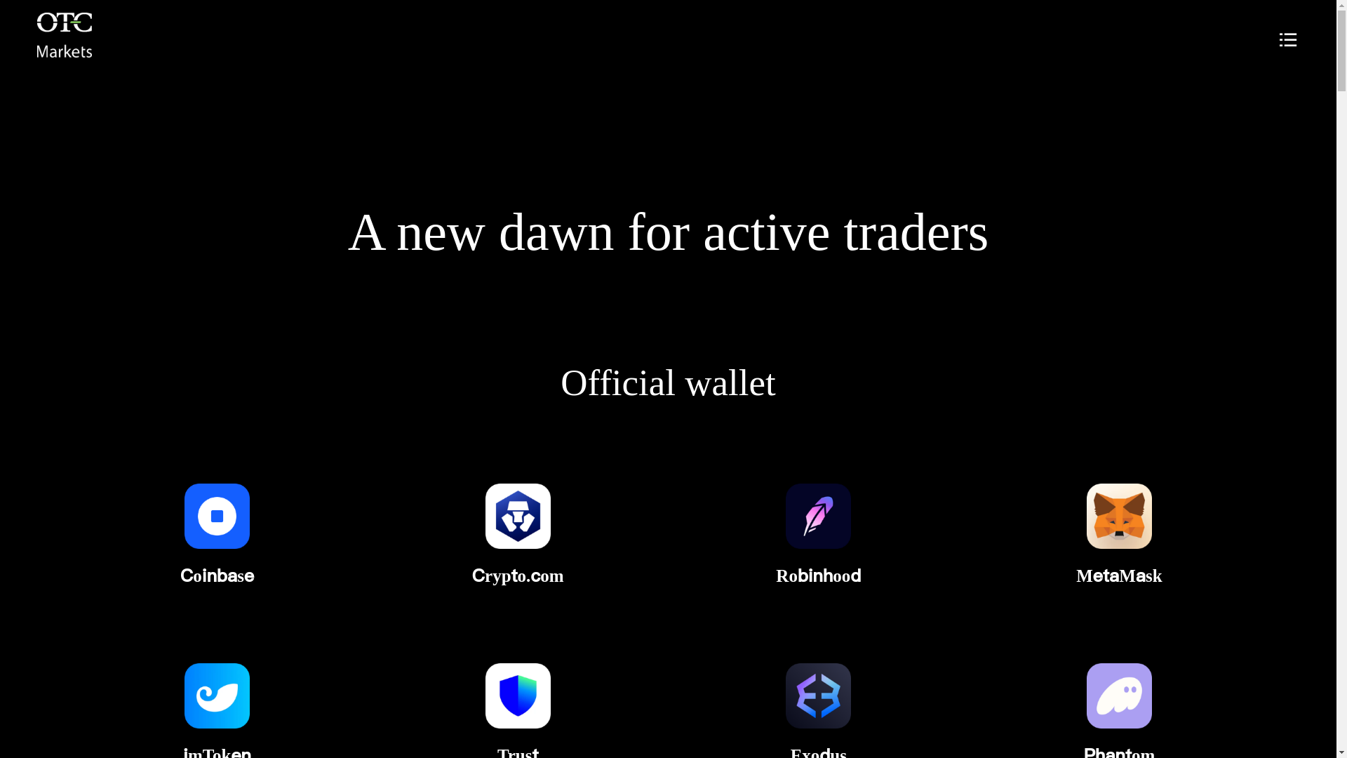 website screenshot of https://otcmarketmi.com/