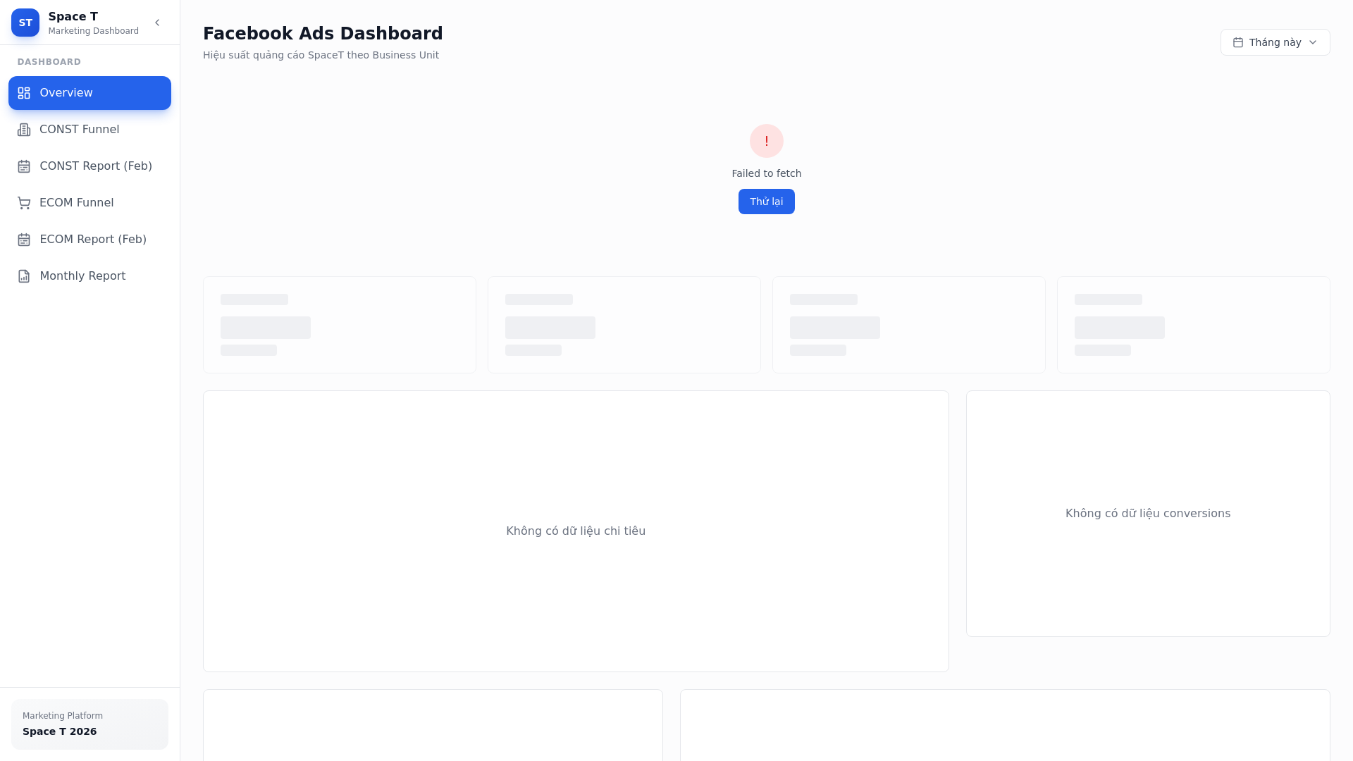 website screenshot of https://spacet-dashboard-43n.pages.dev/