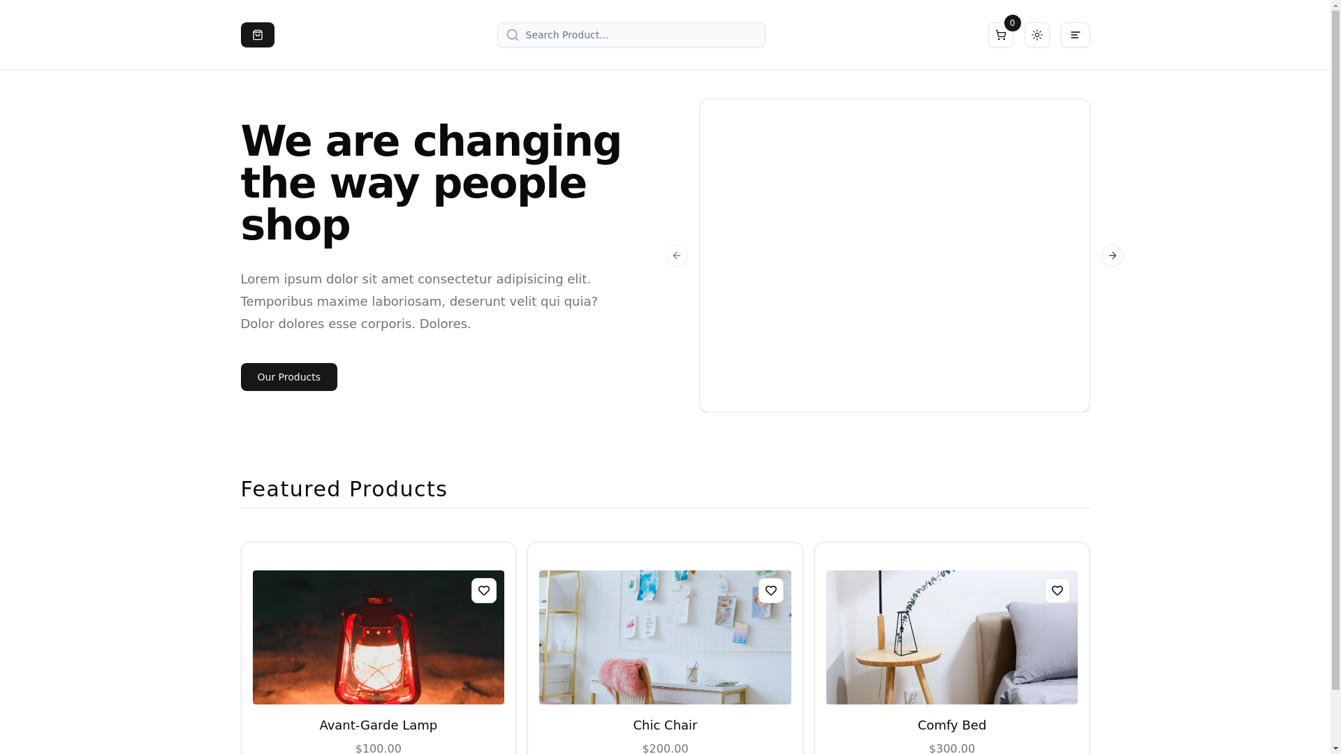 website screenshot of https://astorefront.shop/