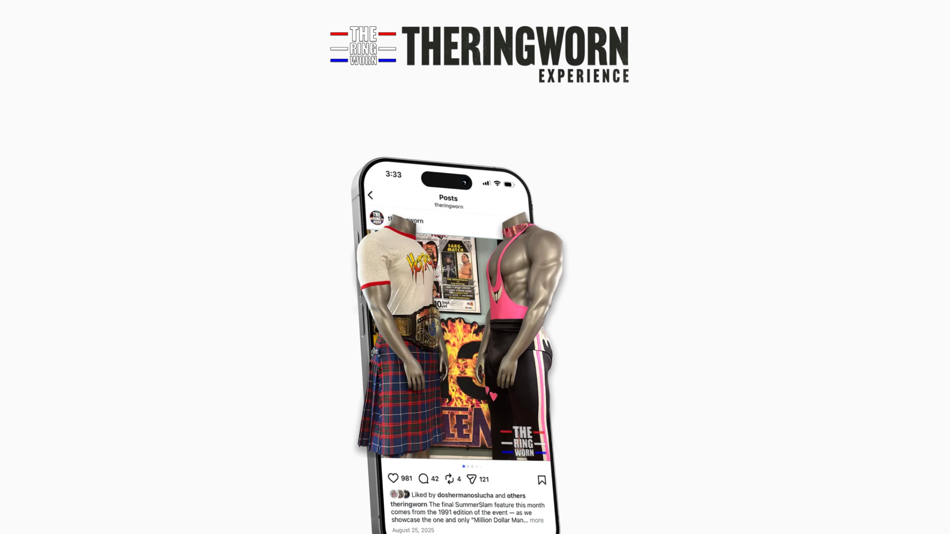 website screenshot of https://theringworn.com/