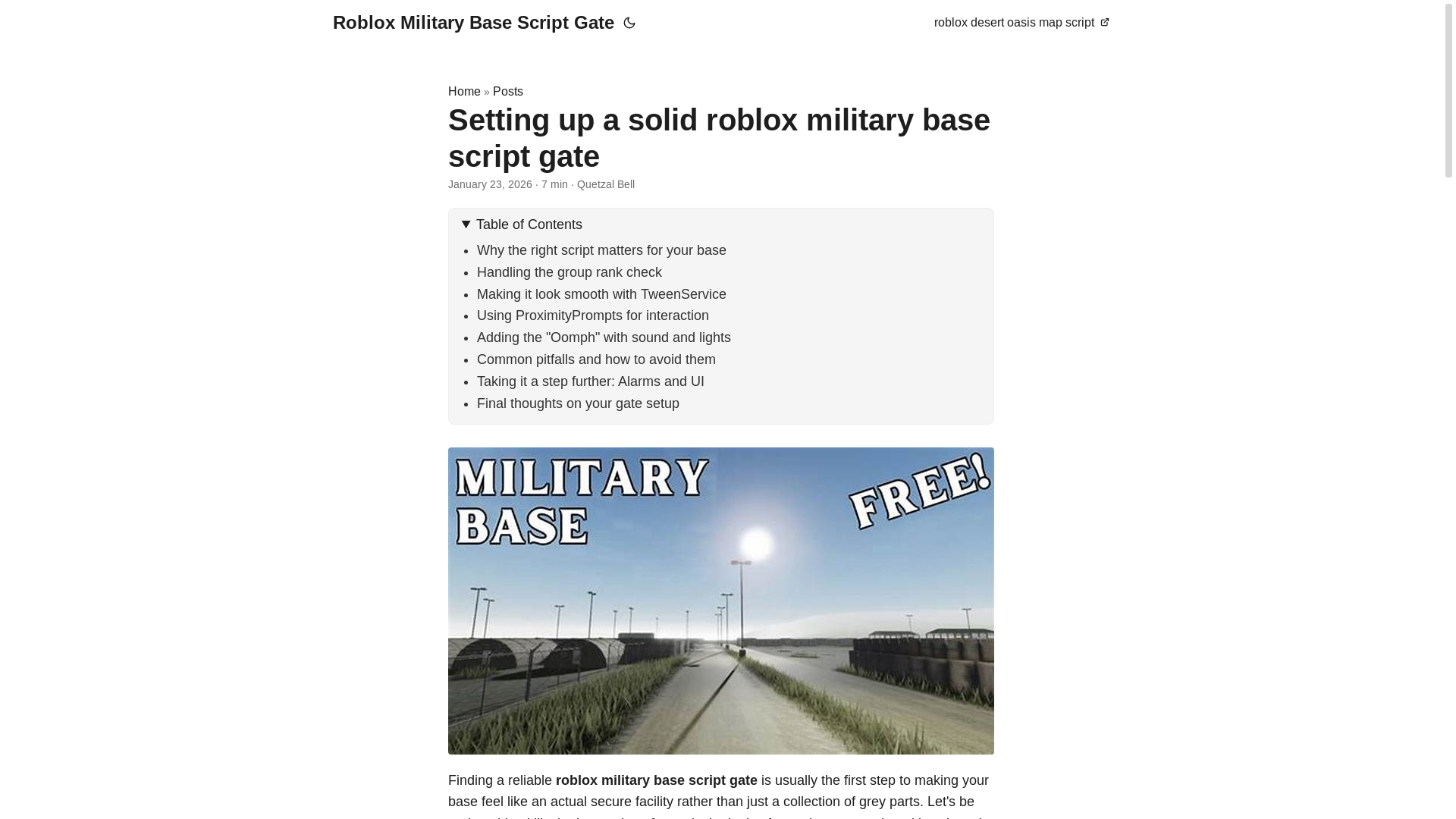 website screenshot of https://roblox-military-base-script-gate.pages.dev/