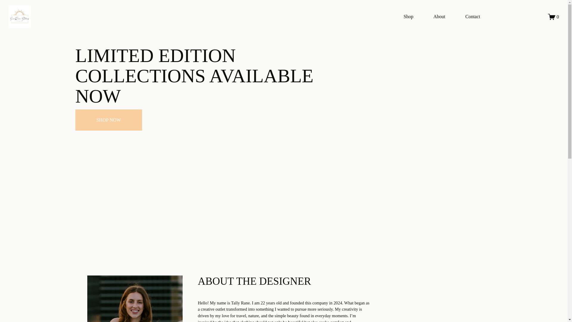 website screenshot of https://sunranestudios.com/