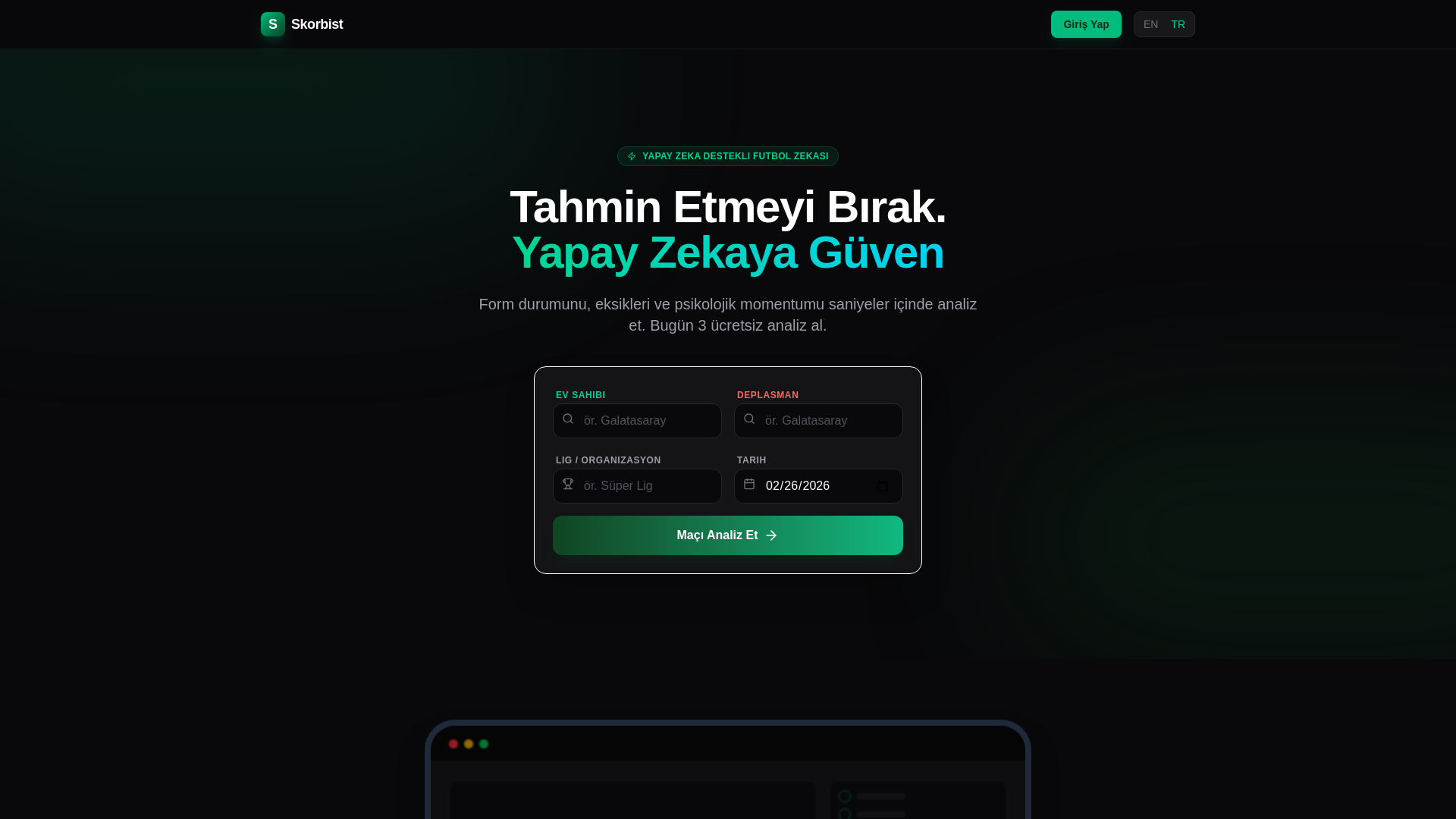 website screenshot of https://skorbist.com/