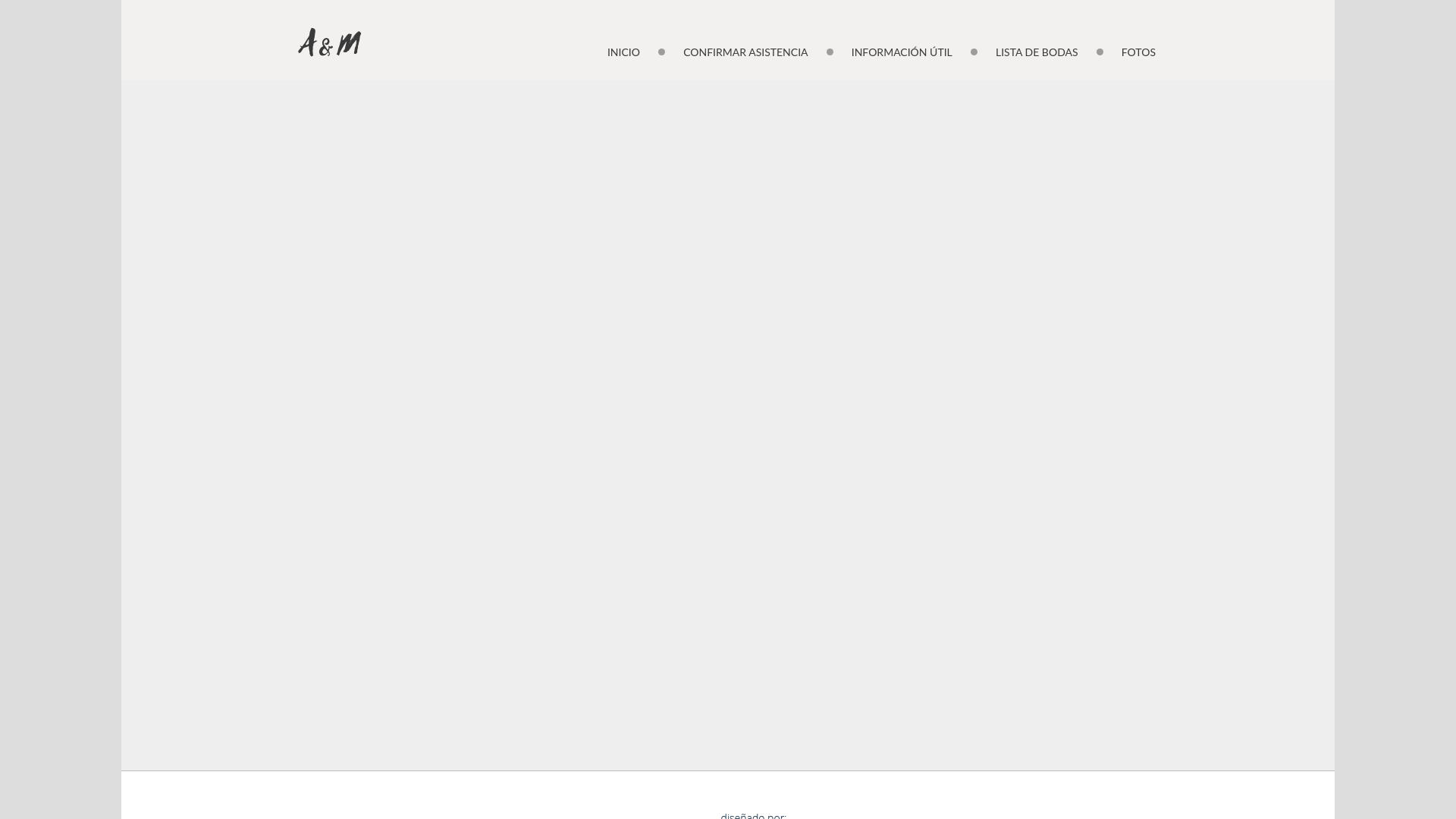 website screenshot of https://albertoymikel.es