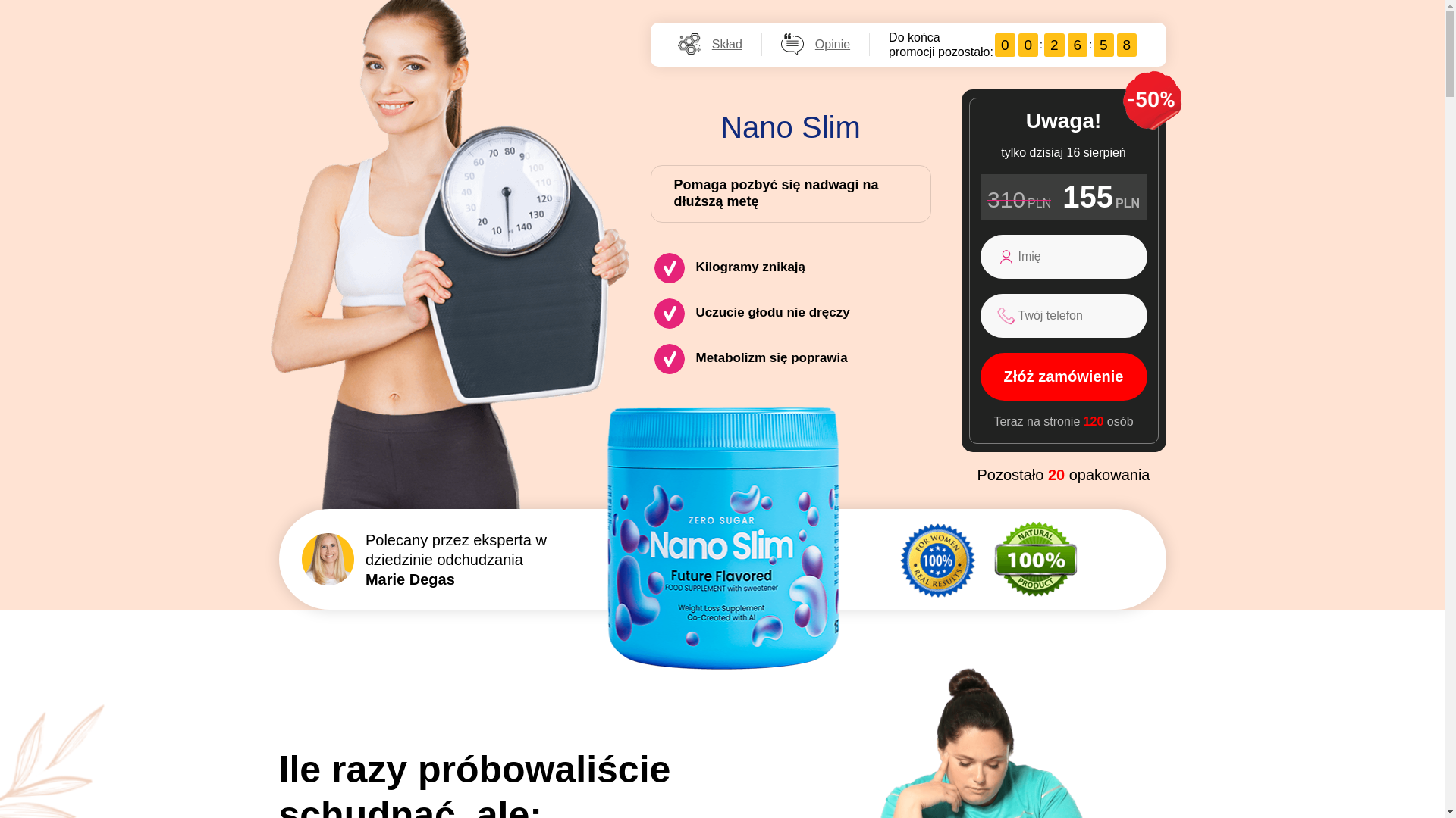 website screenshot of https://nanoslim-pl.store/