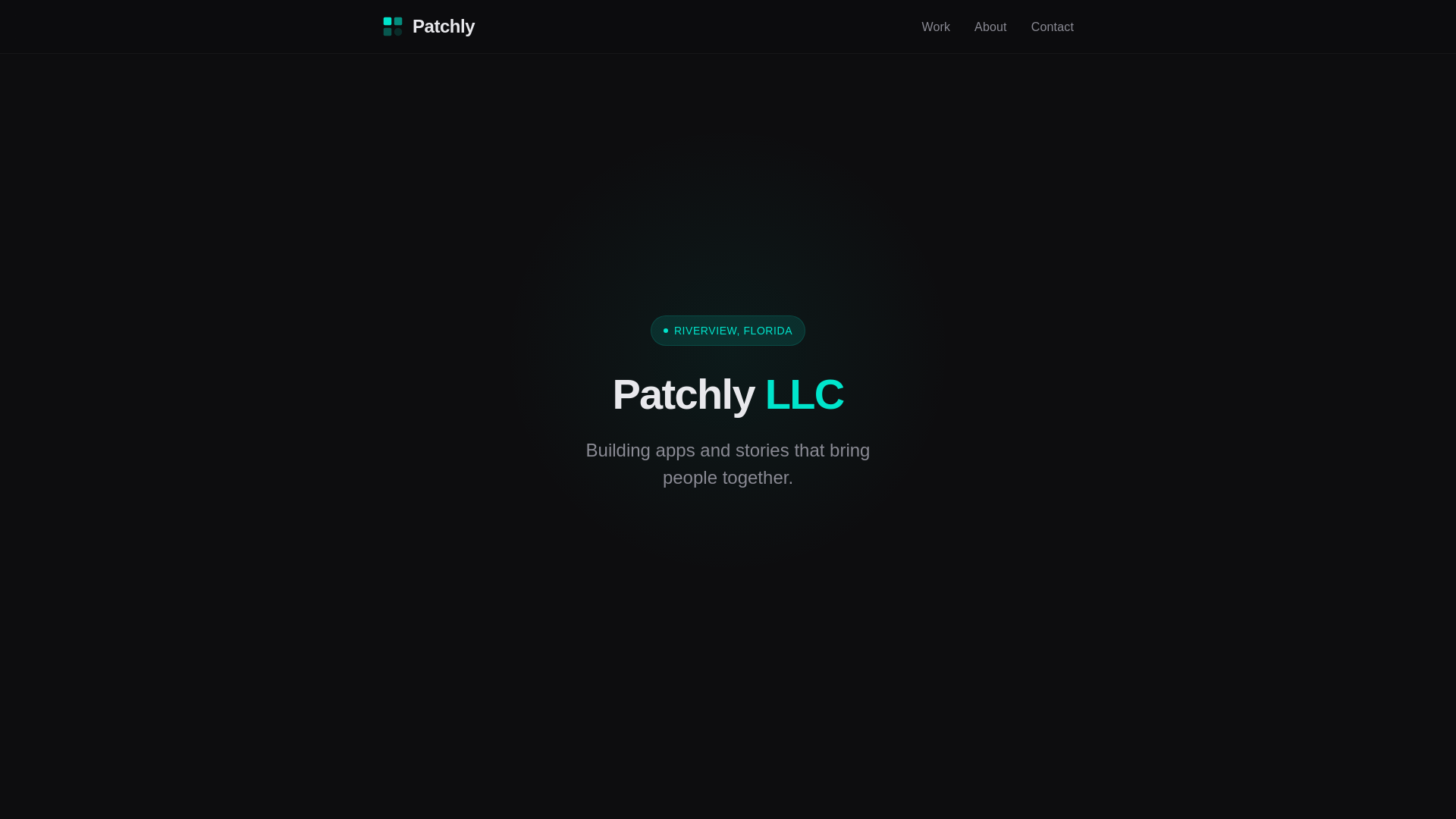 website screenshot of https://patchly.media/