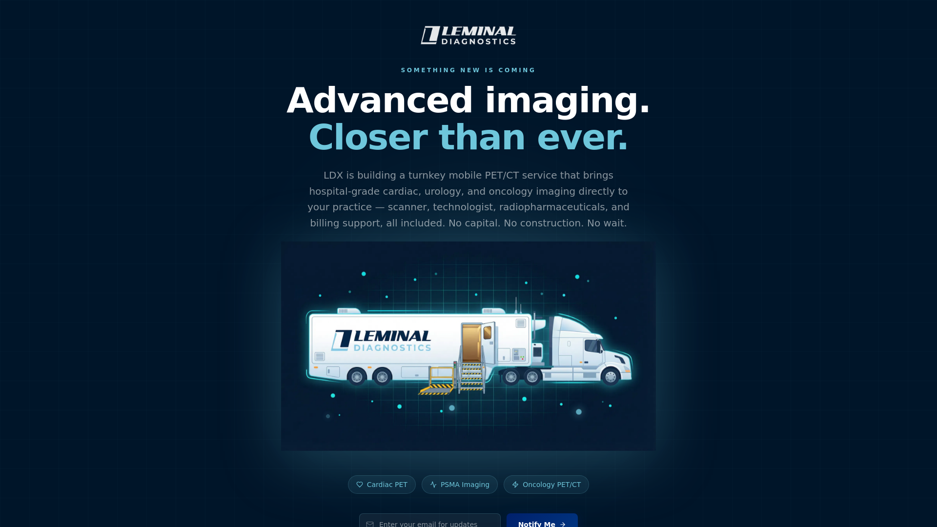 website screenshot of https://ldxscan.com/