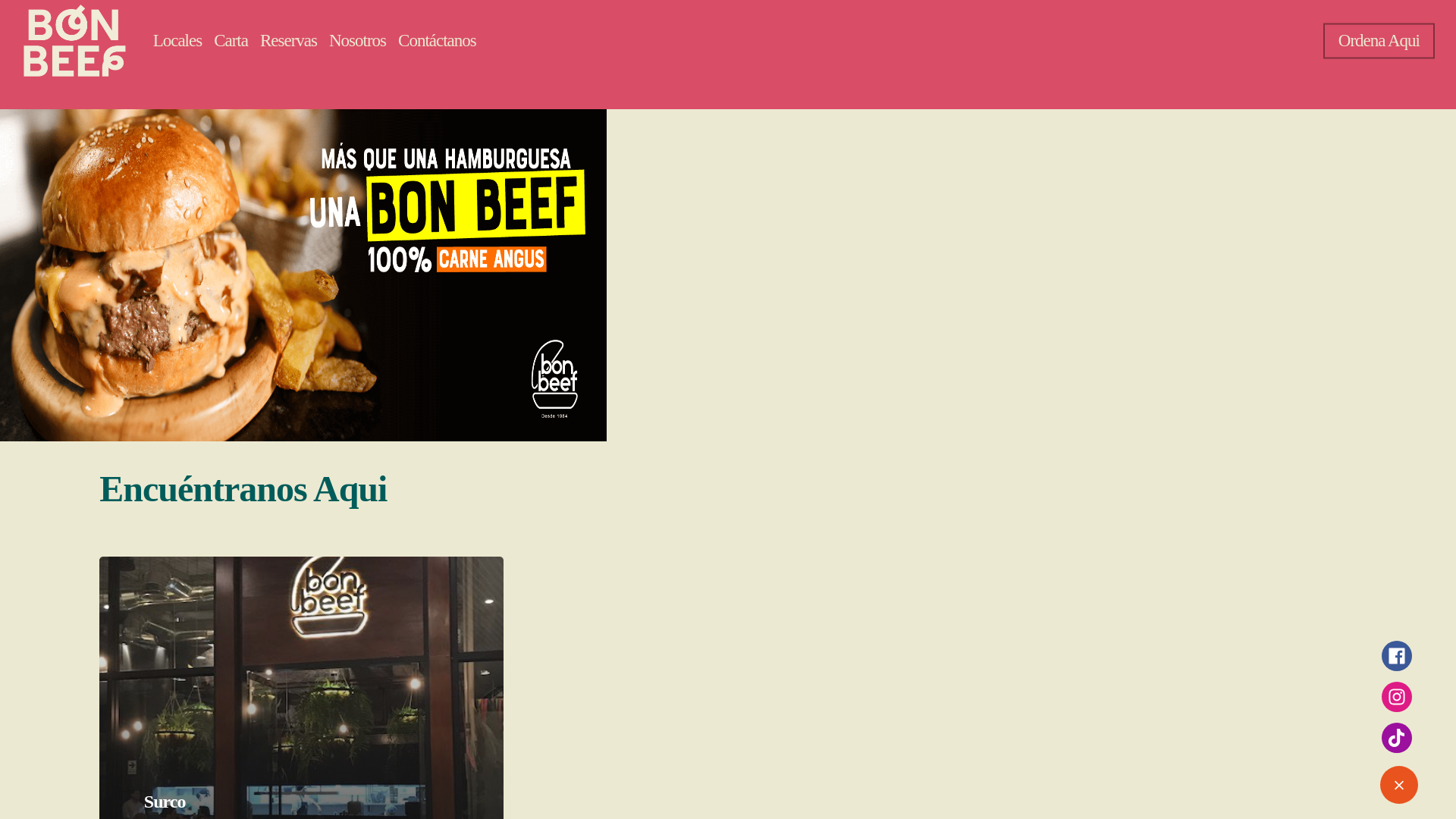 website screenshot of https://restocorp.pe