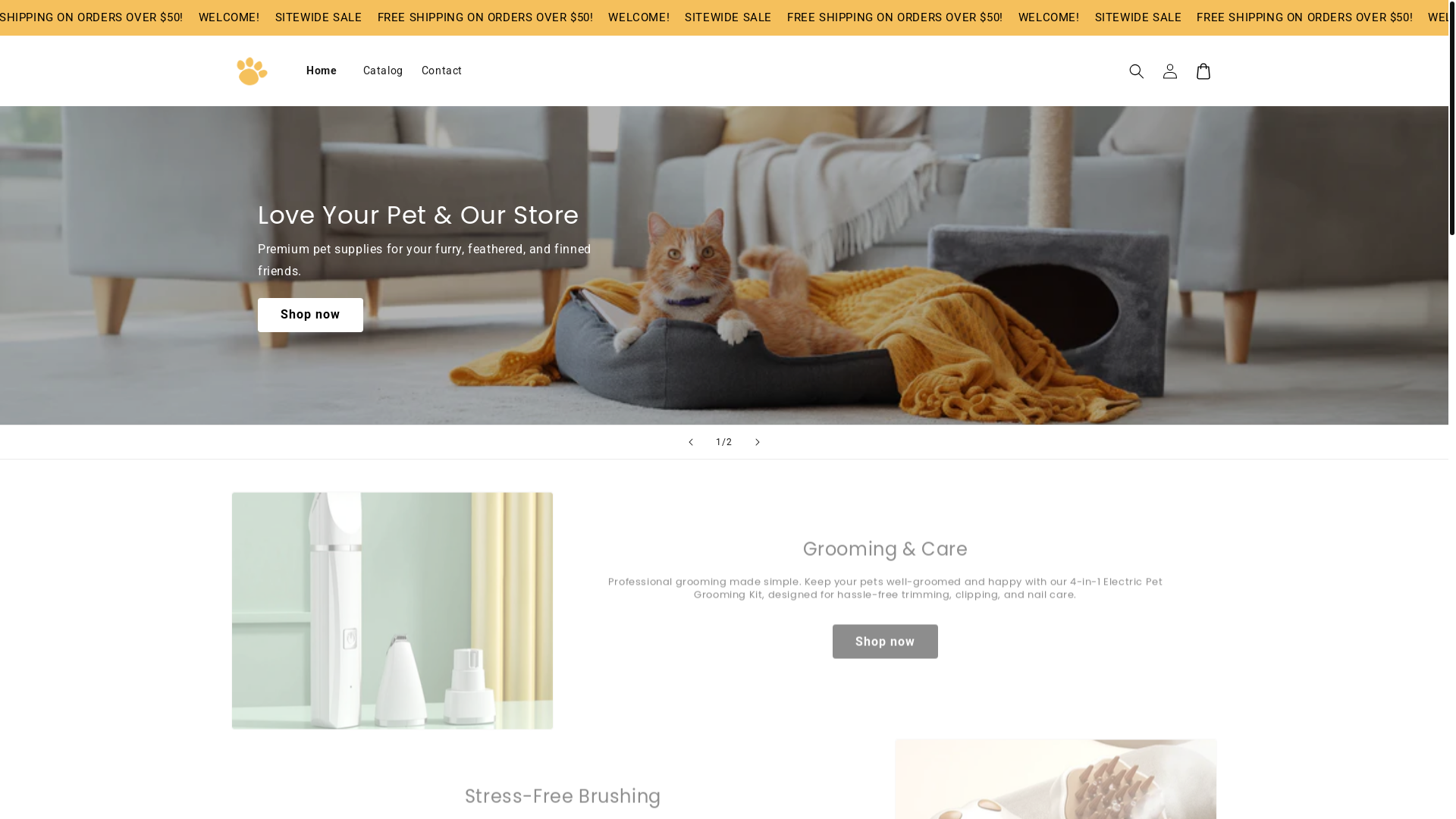 website screenshot of https://holapetz.com/