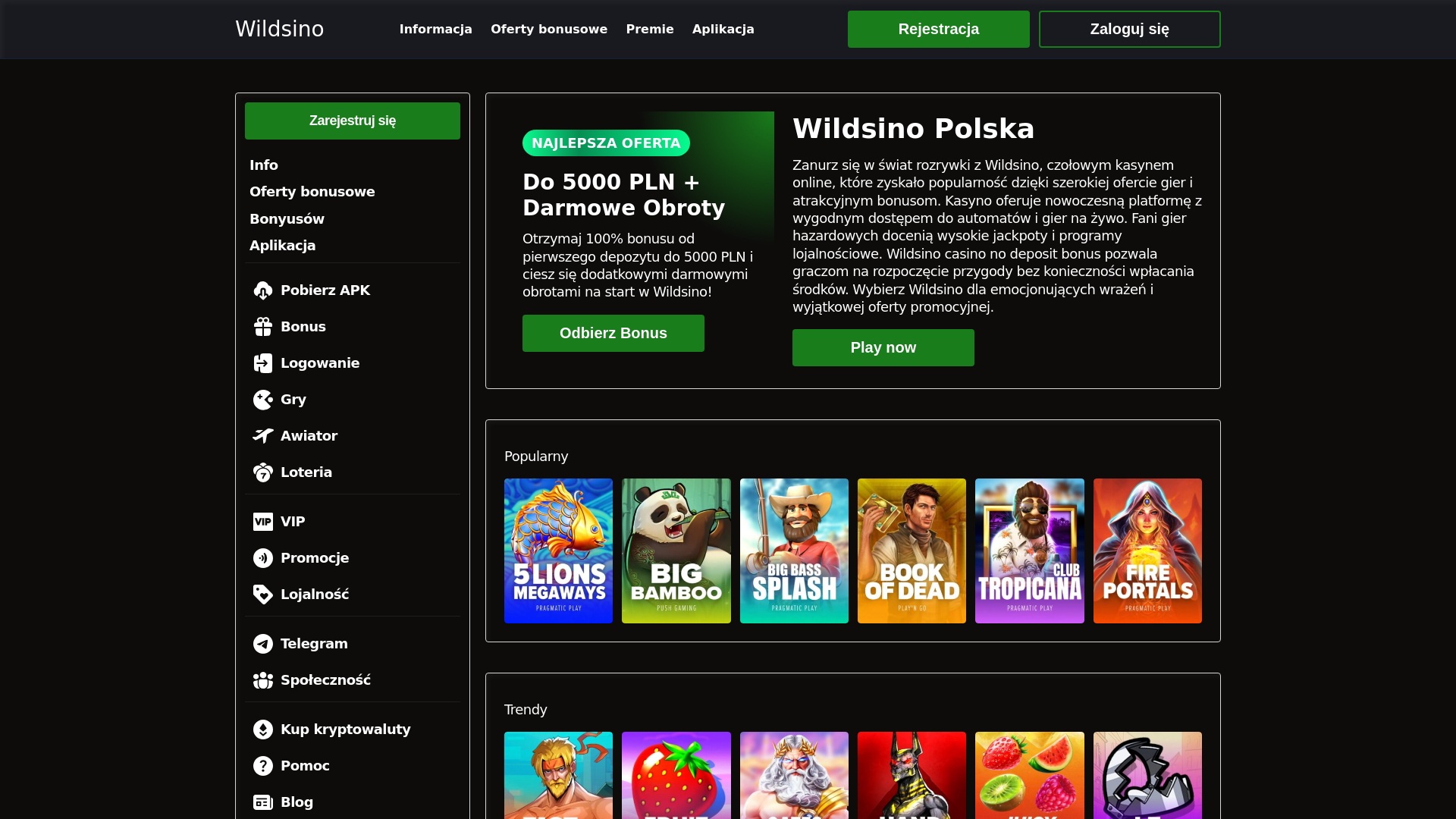 website screenshot of https://wildsinopolska-com.pages.dev/
