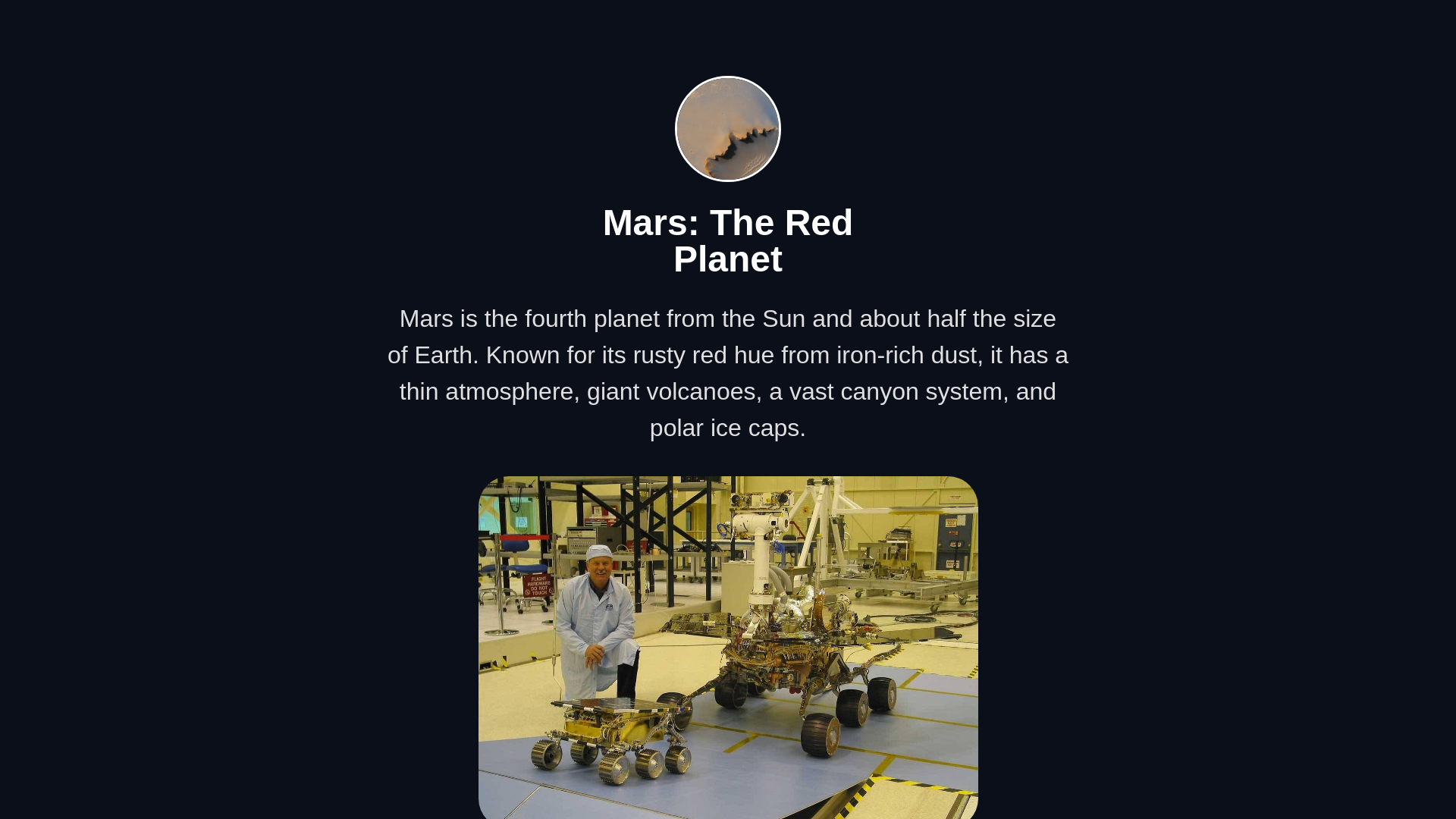 website screenshot of https://stuffy.click