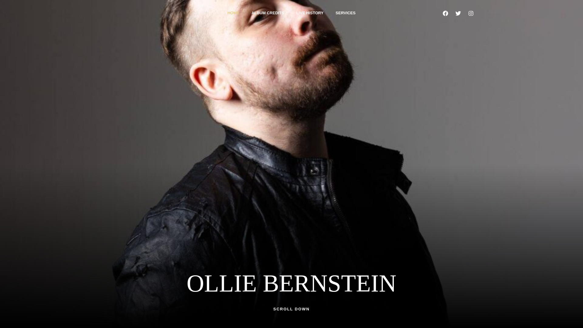 website screenshot of https://olliebernstein.com/