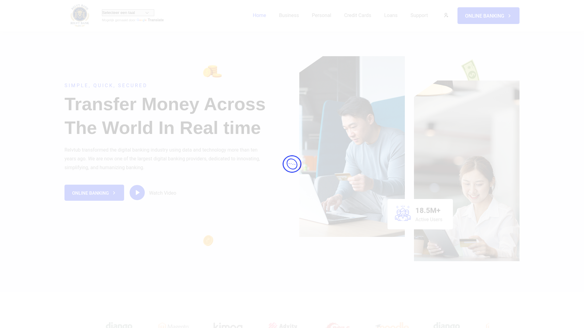 website screenshot of http://m.relvtub.online/