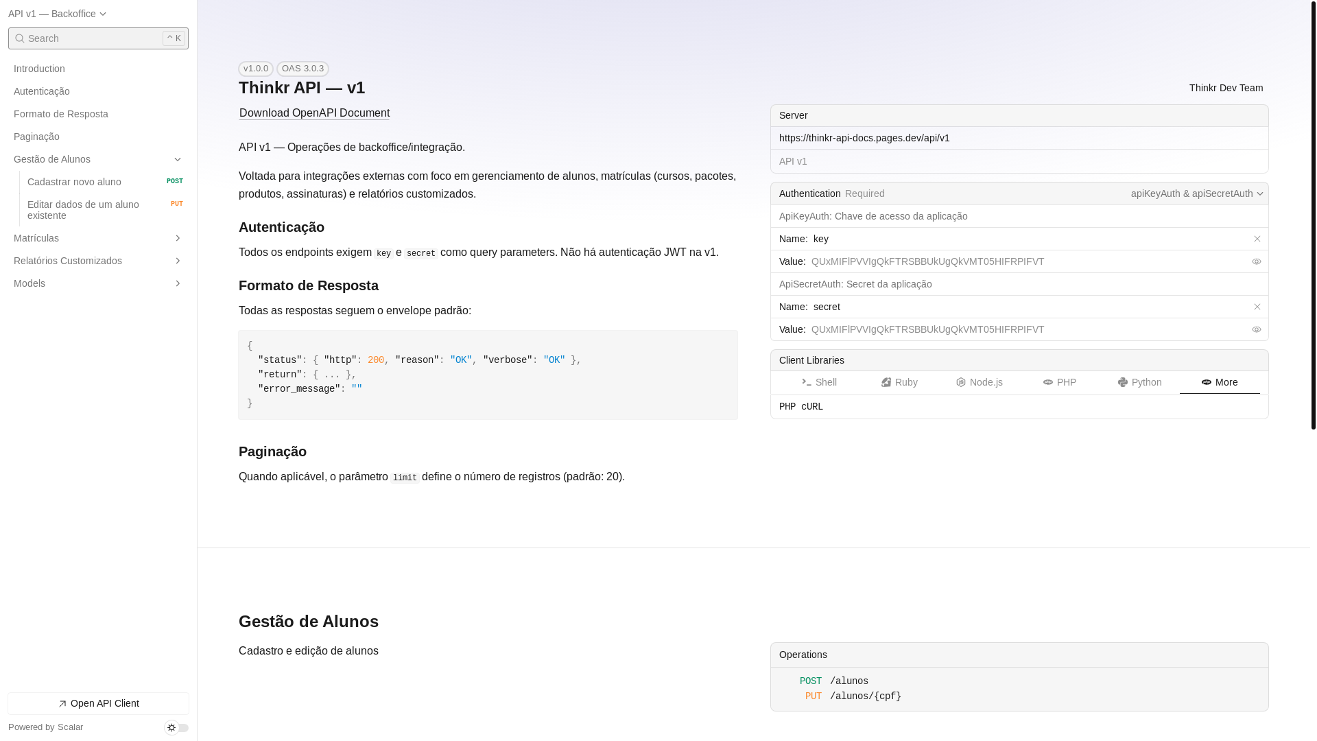 website screenshot of https://thinkr-api-docs.pages.dev/