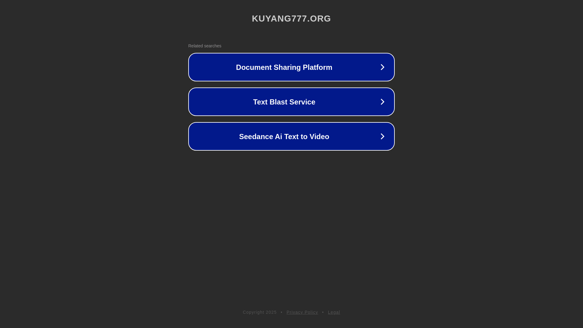 website screenshot of https://kuyang777.org/