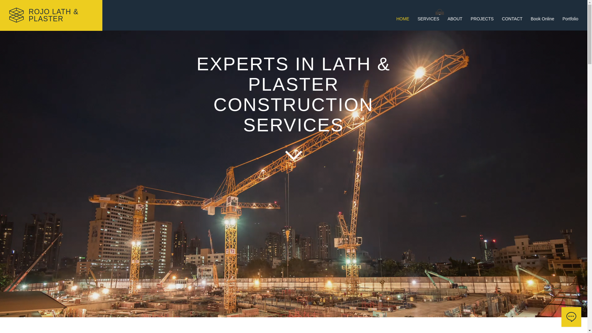 website screenshot of https://rojolathandplaster.com/