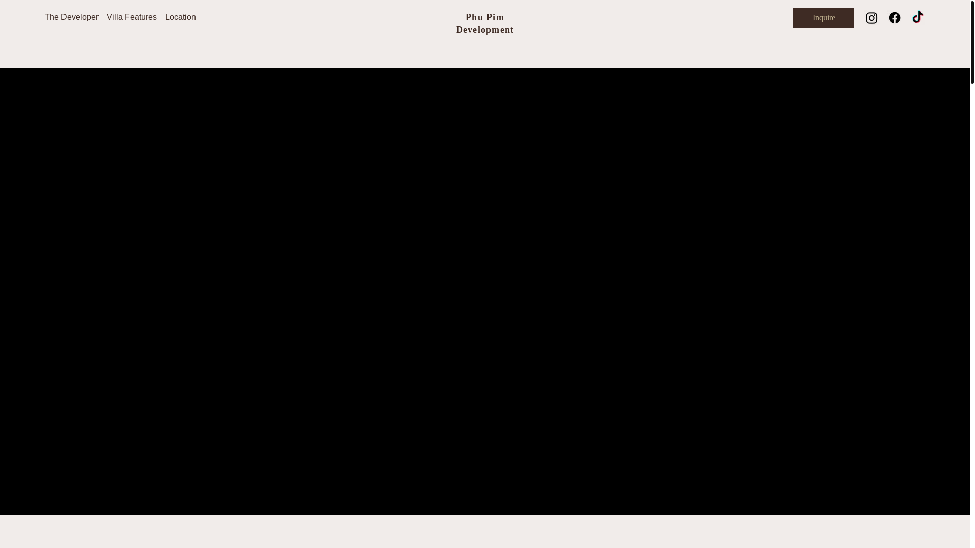 website screenshot of https://phupimvillahuahin.com/