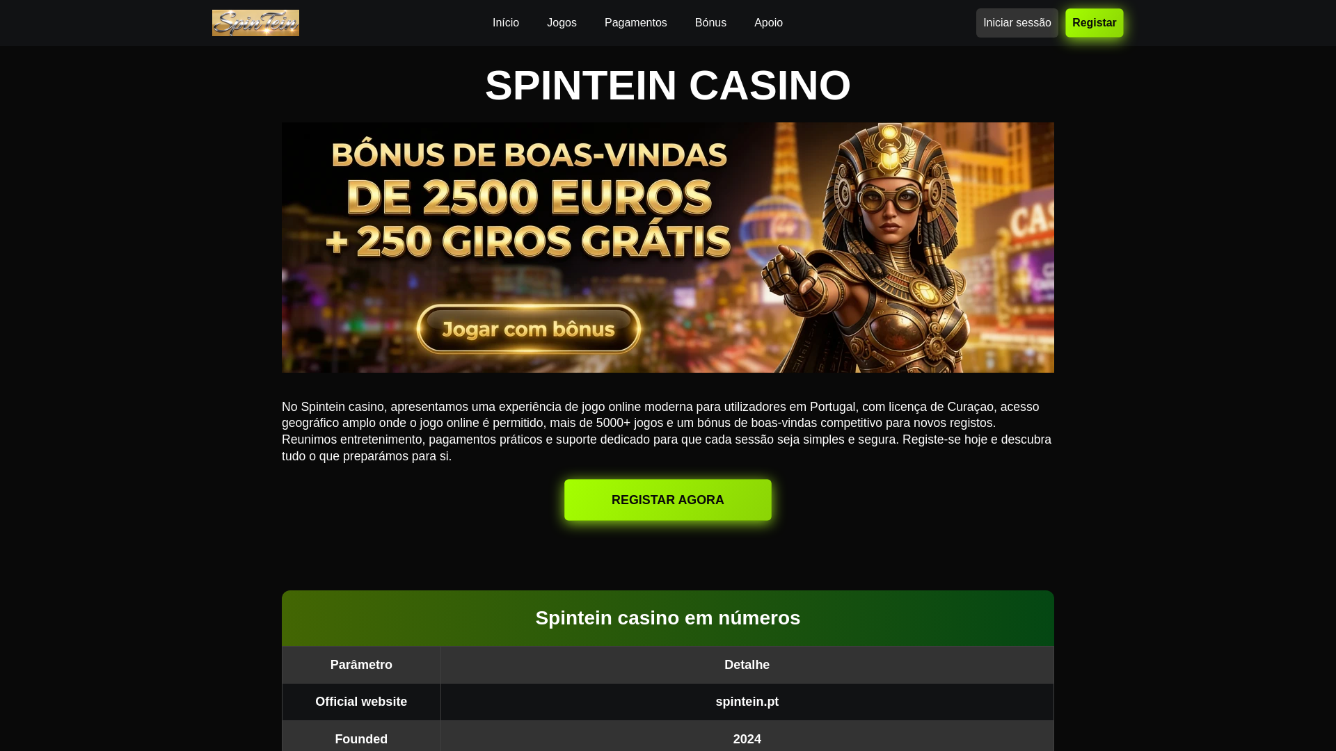 website screenshot of https://spintein-pt-47197.pages.dev/