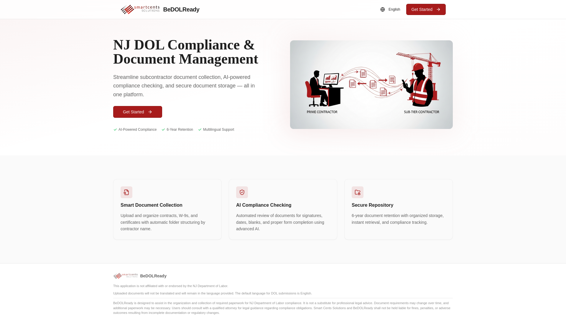 website screenshot of https://bedolready.app/