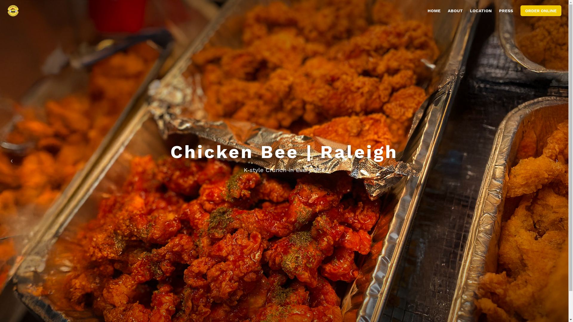 website screenshot of https://chickenbee-raleigh.com/