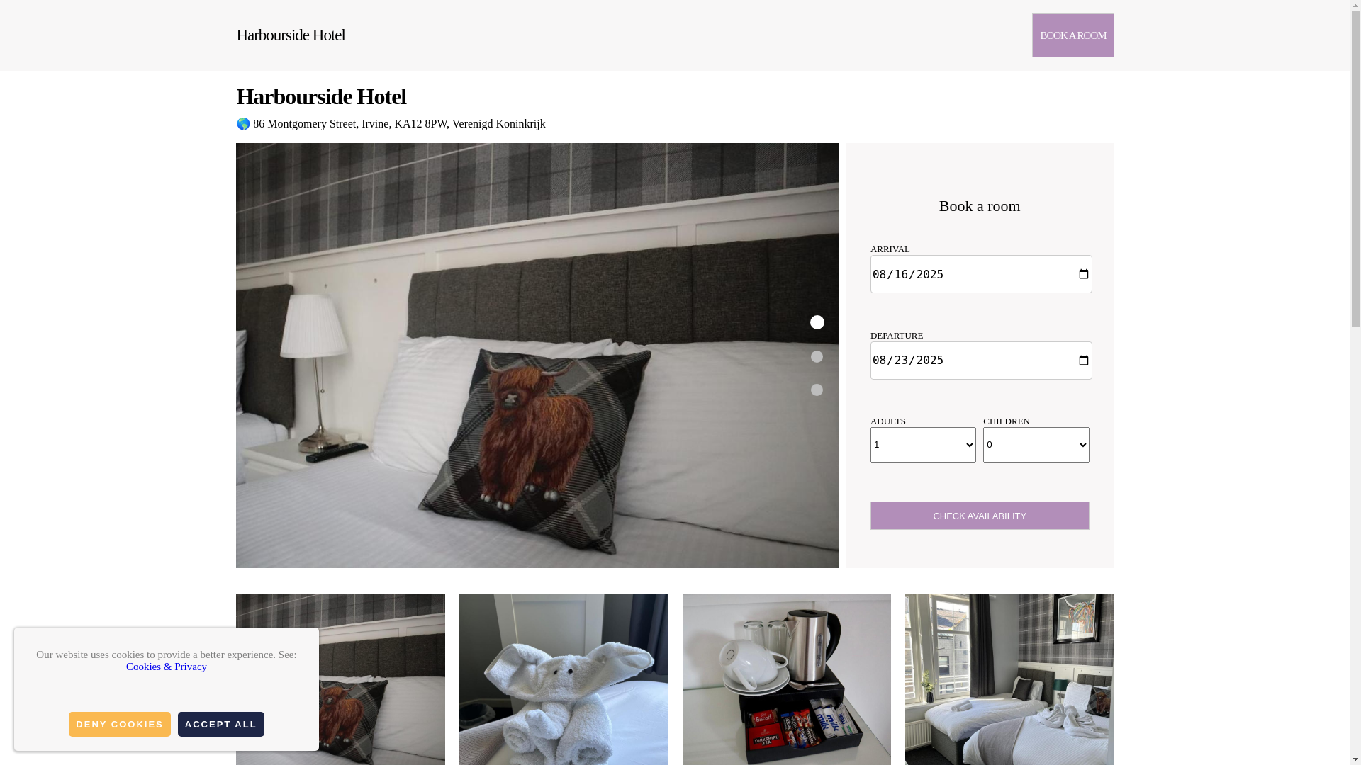 website screenshot of https://harbourside-hotel-studios.com.es/