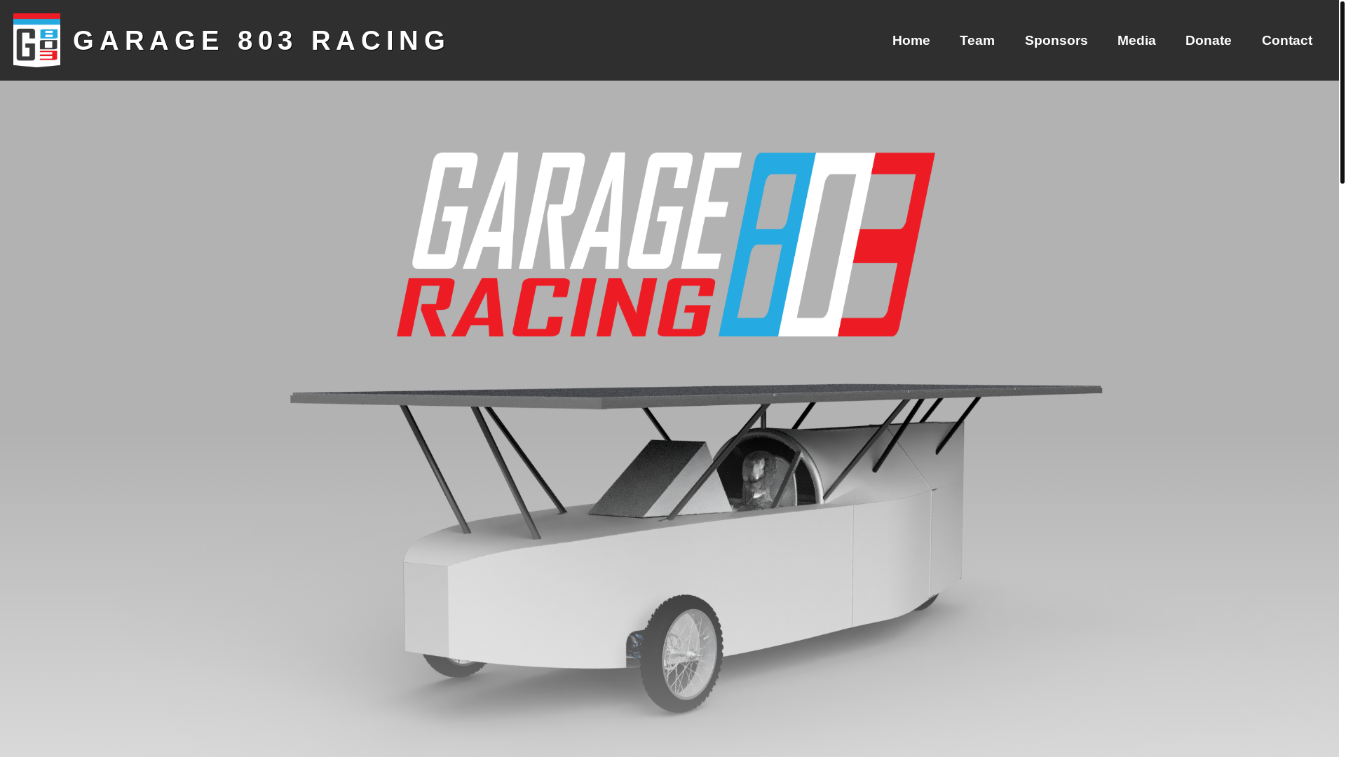 website screenshot of https://garage803racing.pages.dev/