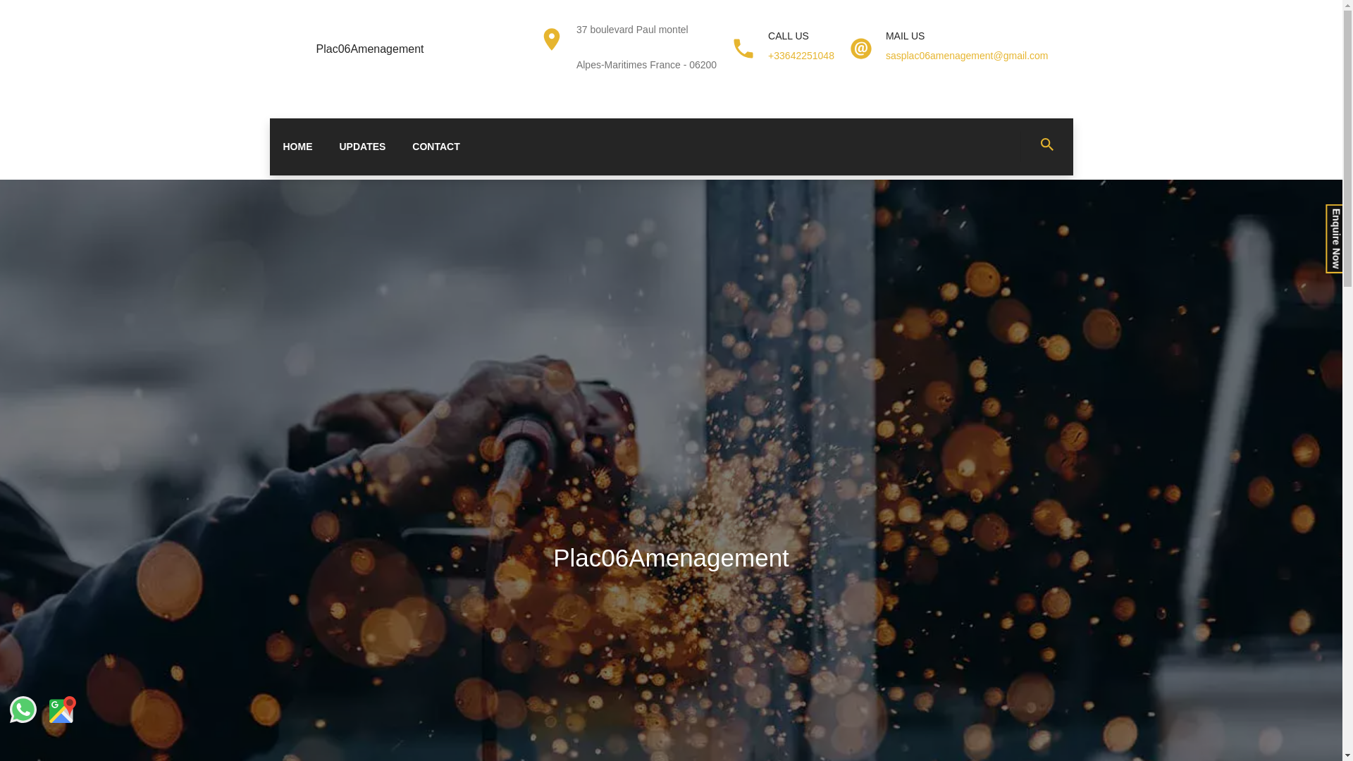 website screenshot of https://plac06amenagement.com/