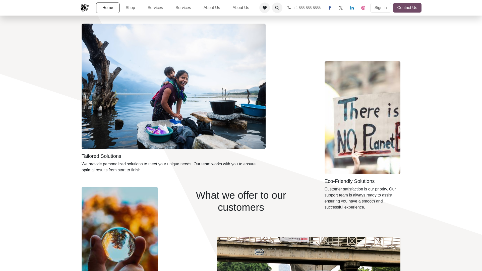 website screenshot of https://pushpgangasociety.net