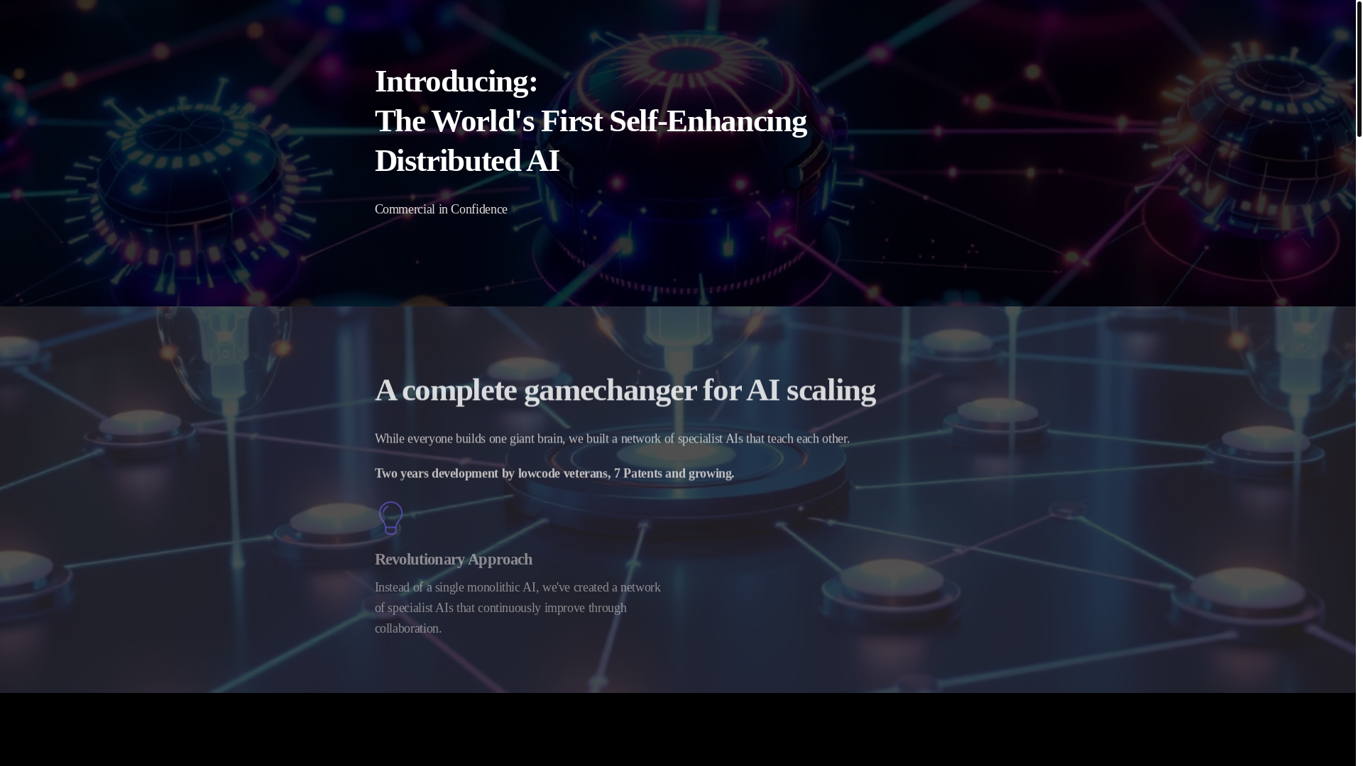 website screenshot of https://selfenhancingai.com/