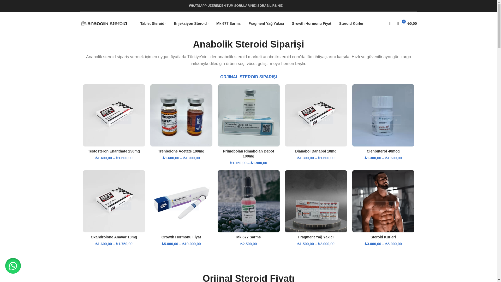 website screenshot of https://anaboliksteroid1.com/