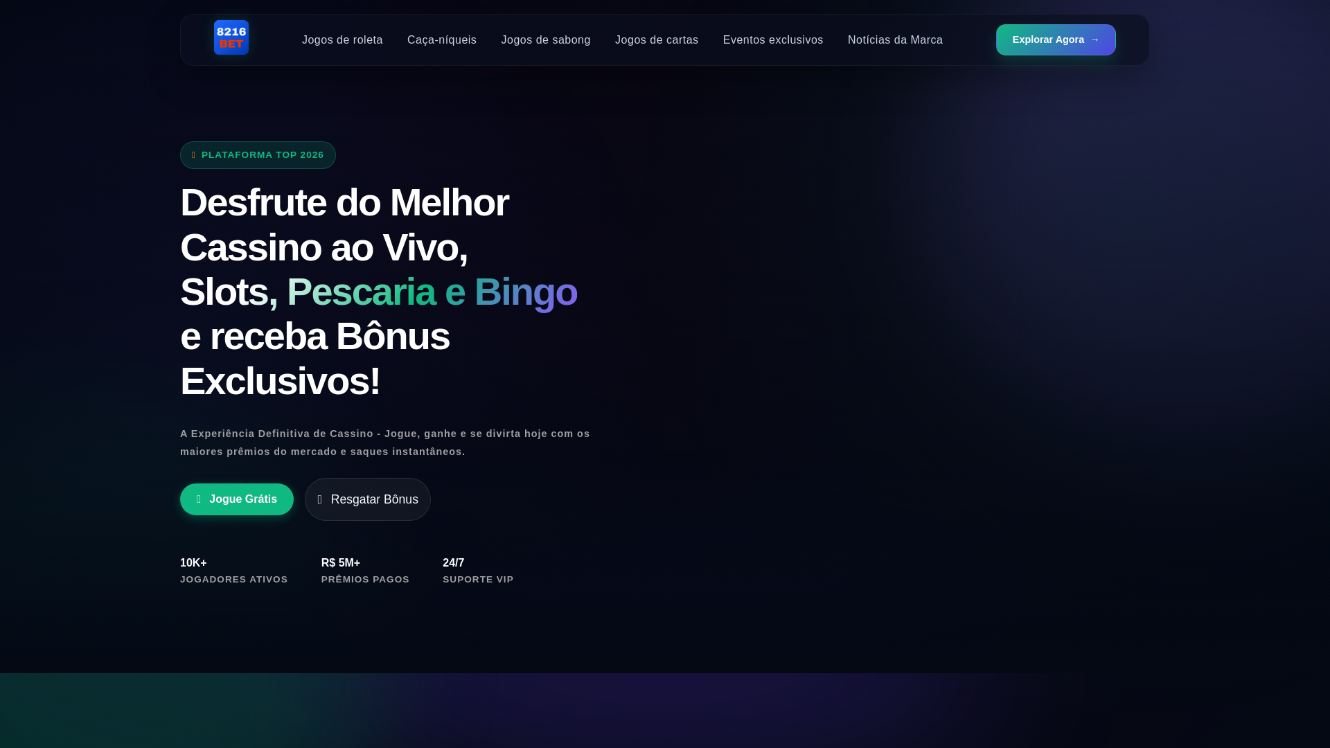 website screenshot of https://8216bets.com/