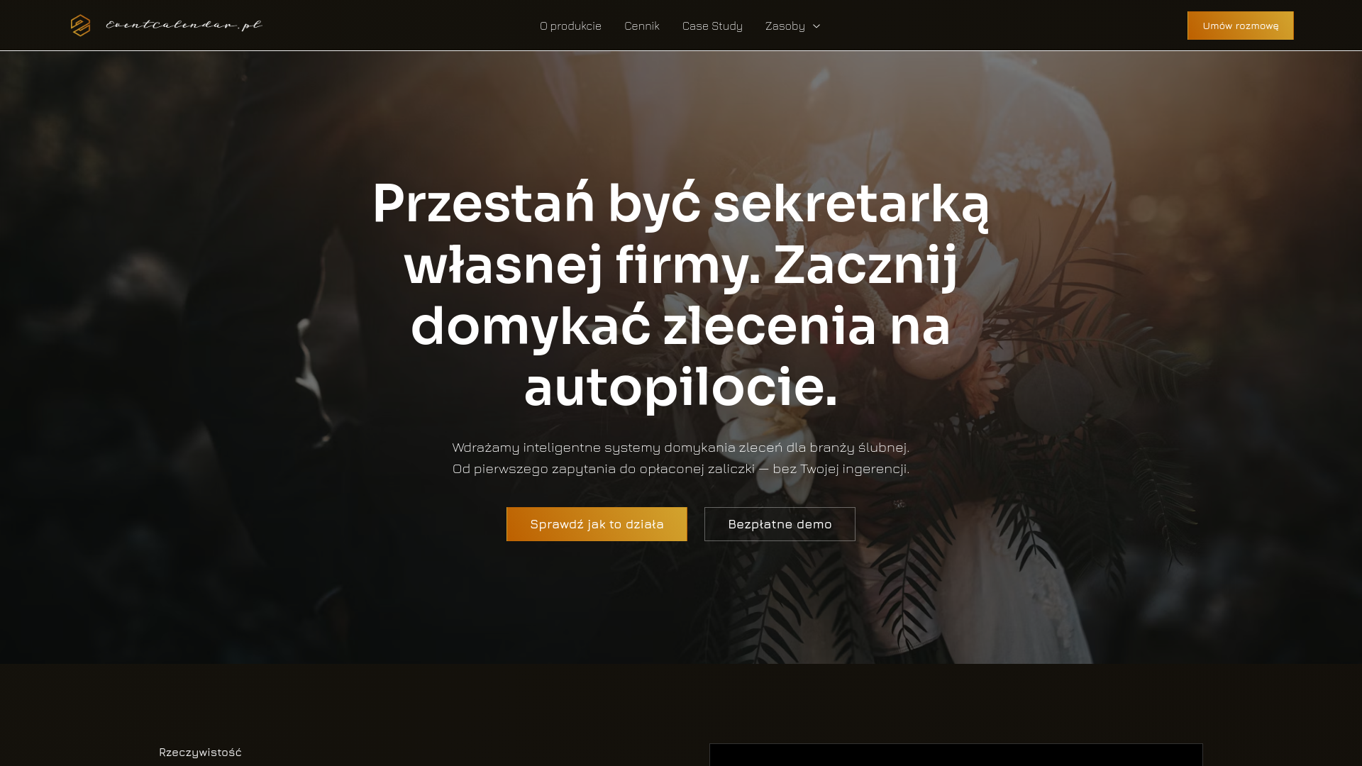website screenshot of https://evently.studio